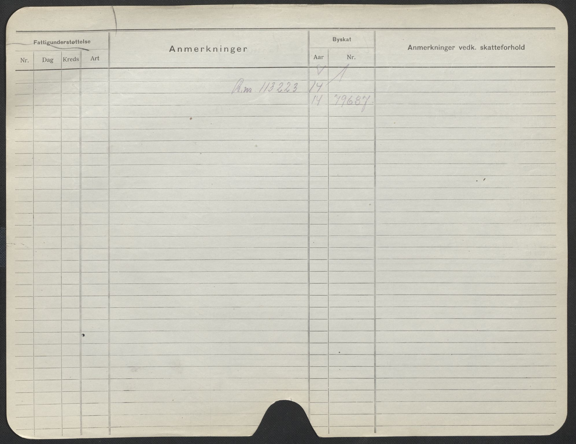 Oslo folkeregister, Registerkort, SAO/A-11715/F/Fa/Fac/L0011: Menn, 1906-1914, s. 949b