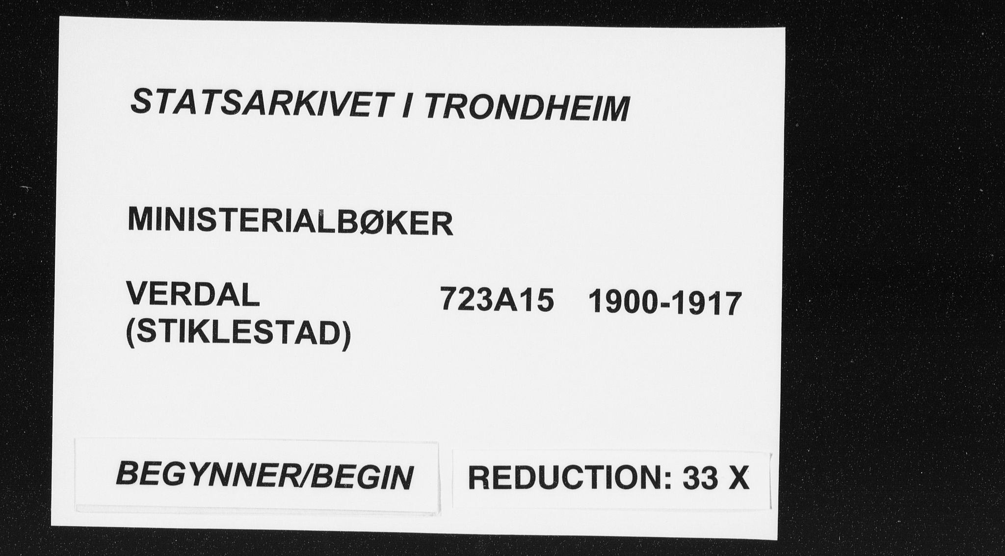 Ministerialprotokoller, klokkerbøker og fødselsregistre - Nord-Trøndelag, AV/SAT-A-1458/723/L0246: Ministerialbok nr. 723A15, 1900-1917