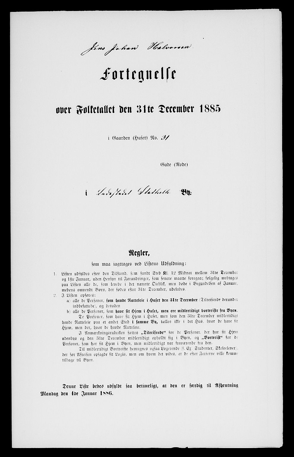 SAKO, Folketelling 1885 for 0803 Stathelle ladested, 1885, s. 59