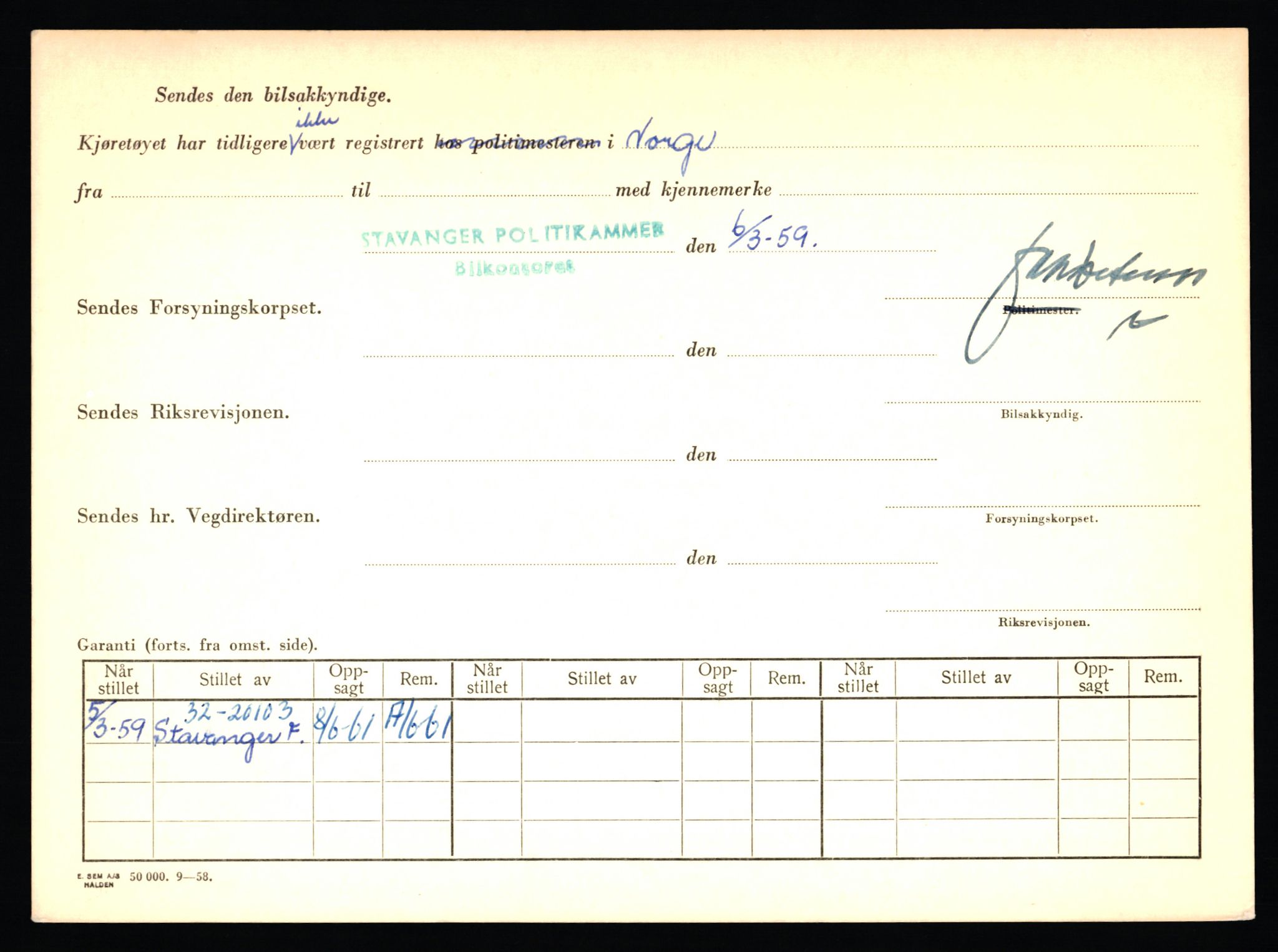 Stavanger trafikkstasjon, AV/SAST-A-101942/0/F/L0009: L-3000 - L-3349, 1930-1971, s. 1520