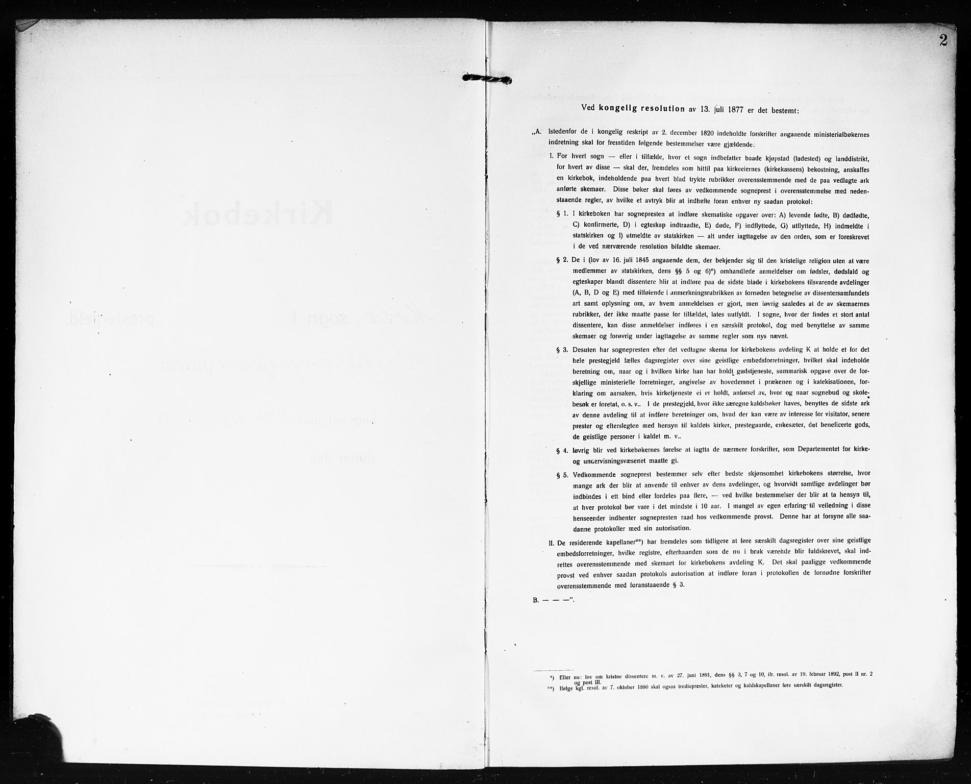 Moss prestekontor Kirkebøker, SAO/A-2003/G/Ga/L0008: Klokkerbok nr. I 8, 1913-1923