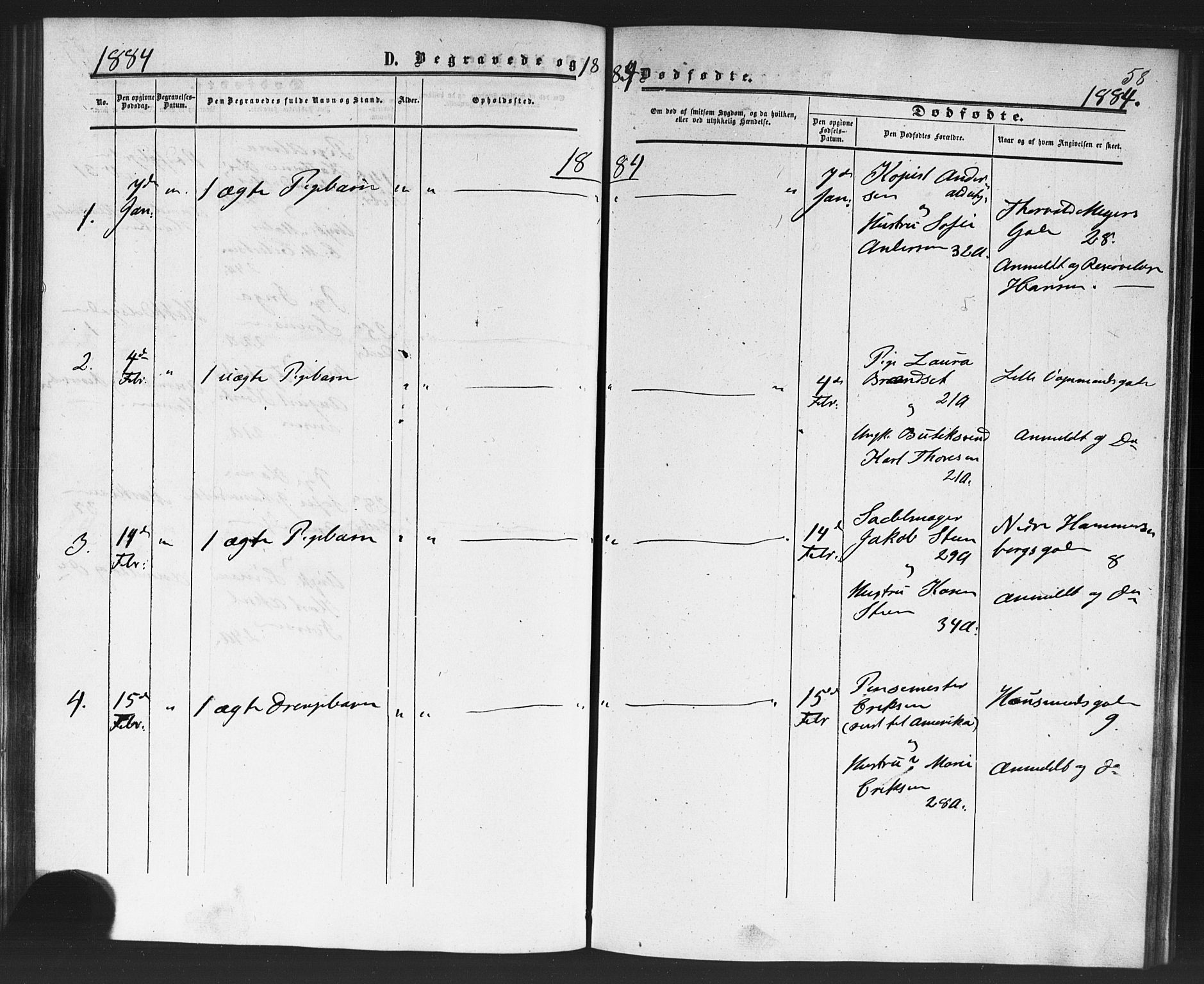 Rikshospitalet prestekontor Kirkebøker, AV/SAO-A-10309b/F/L0005: Ministerialbok nr. 5, 1859-1887, s. 58