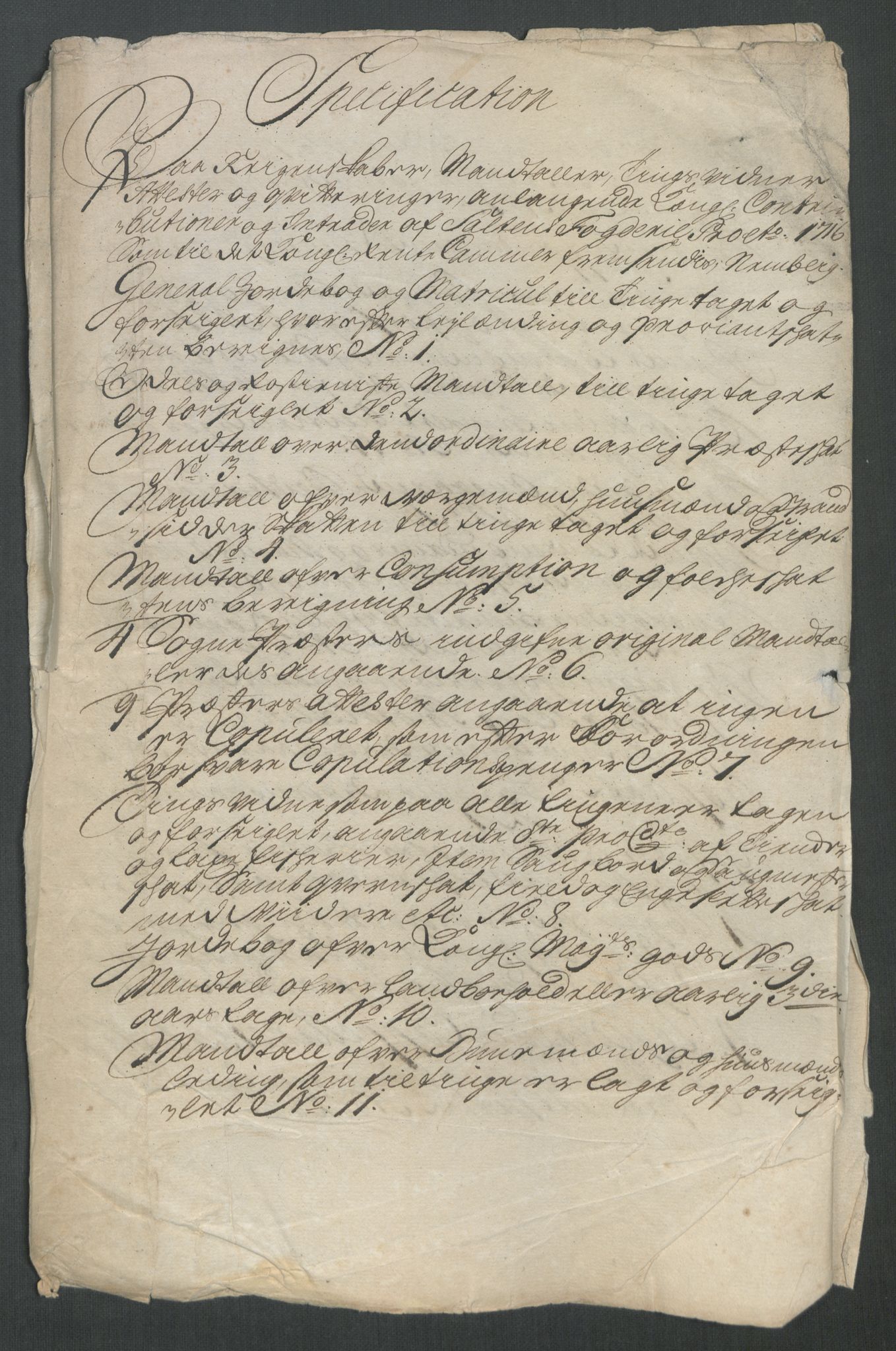 Rentekammeret inntil 1814, Reviderte regnskaper, Fogderegnskap, RA/EA-4092/R66/L4586: Fogderegnskap Salten, 1716, s. 24