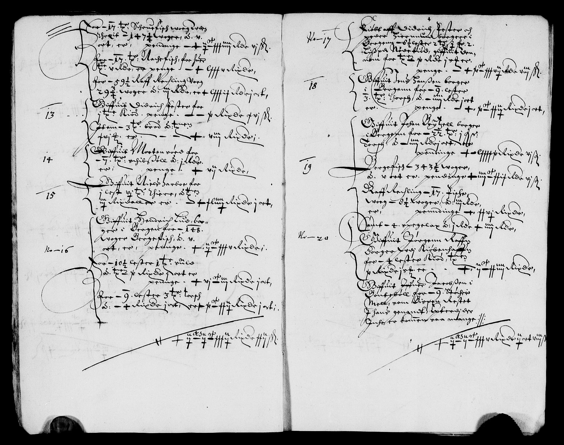 Rentekammeret inntil 1814, Reviderte regnskaper, Lensregnskaper, AV/RA-EA-5023/R/Rb/Rbt/L0084: Bergenhus len, 1638-1640