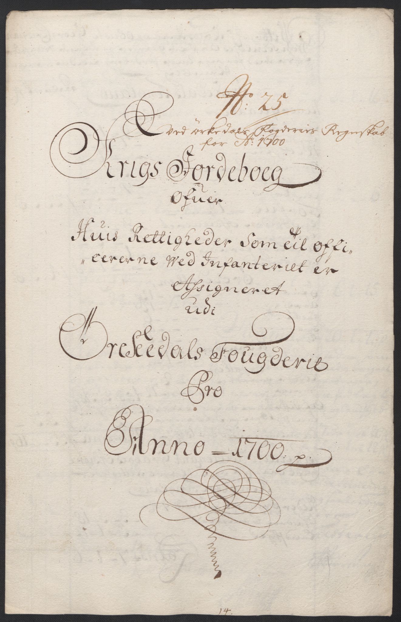 Rentekammeret inntil 1814, Reviderte regnskaper, Fogderegnskap, AV/RA-EA-4092/R60/L3950: Fogderegnskap Orkdal og Gauldal, 1700, s. 210