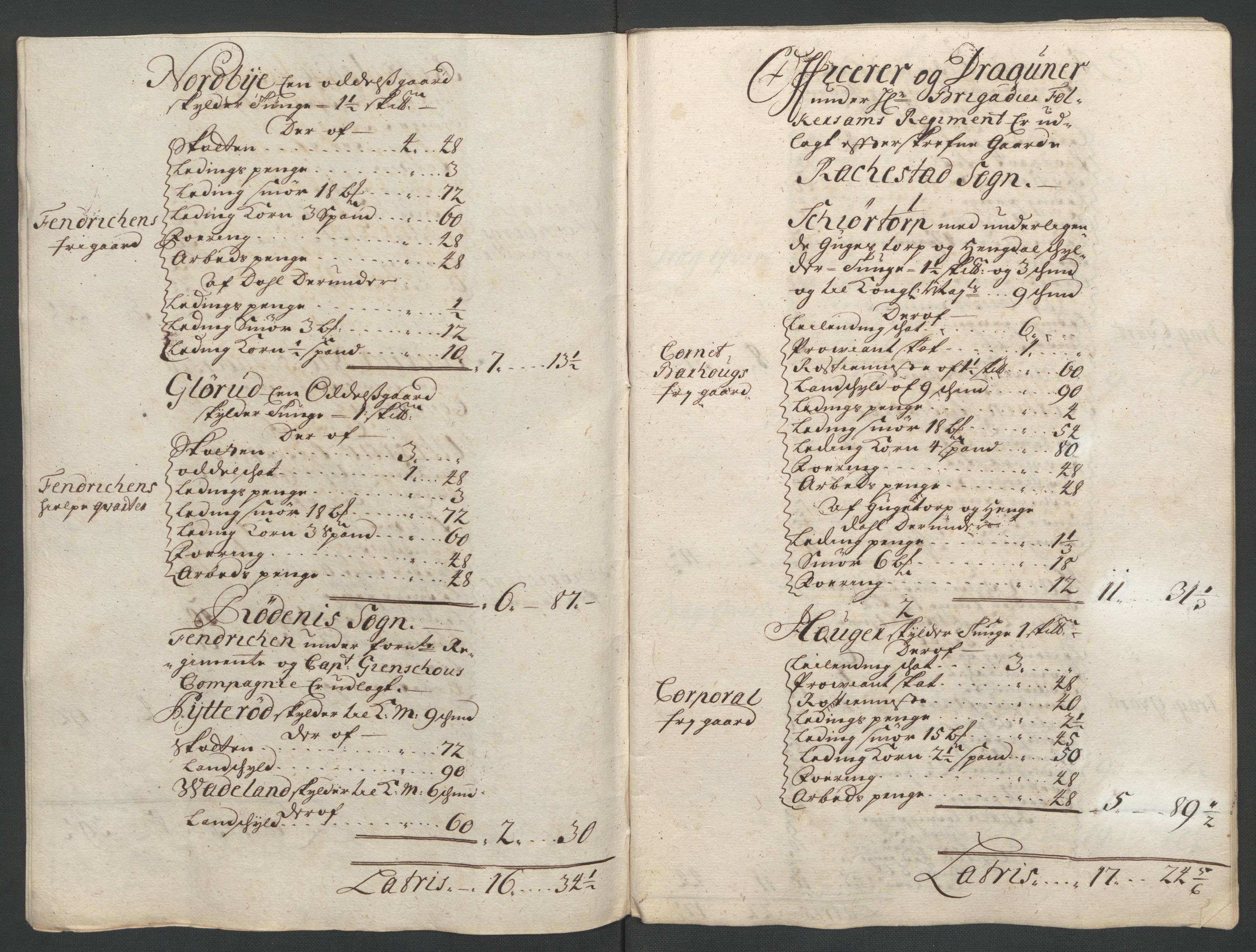 Rentekammeret inntil 1814, Reviderte regnskaper, Fogderegnskap, RA/EA-4092/R07/L0302: Fogderegnskap Rakkestad, Heggen og Frøland, 1710, s. 242