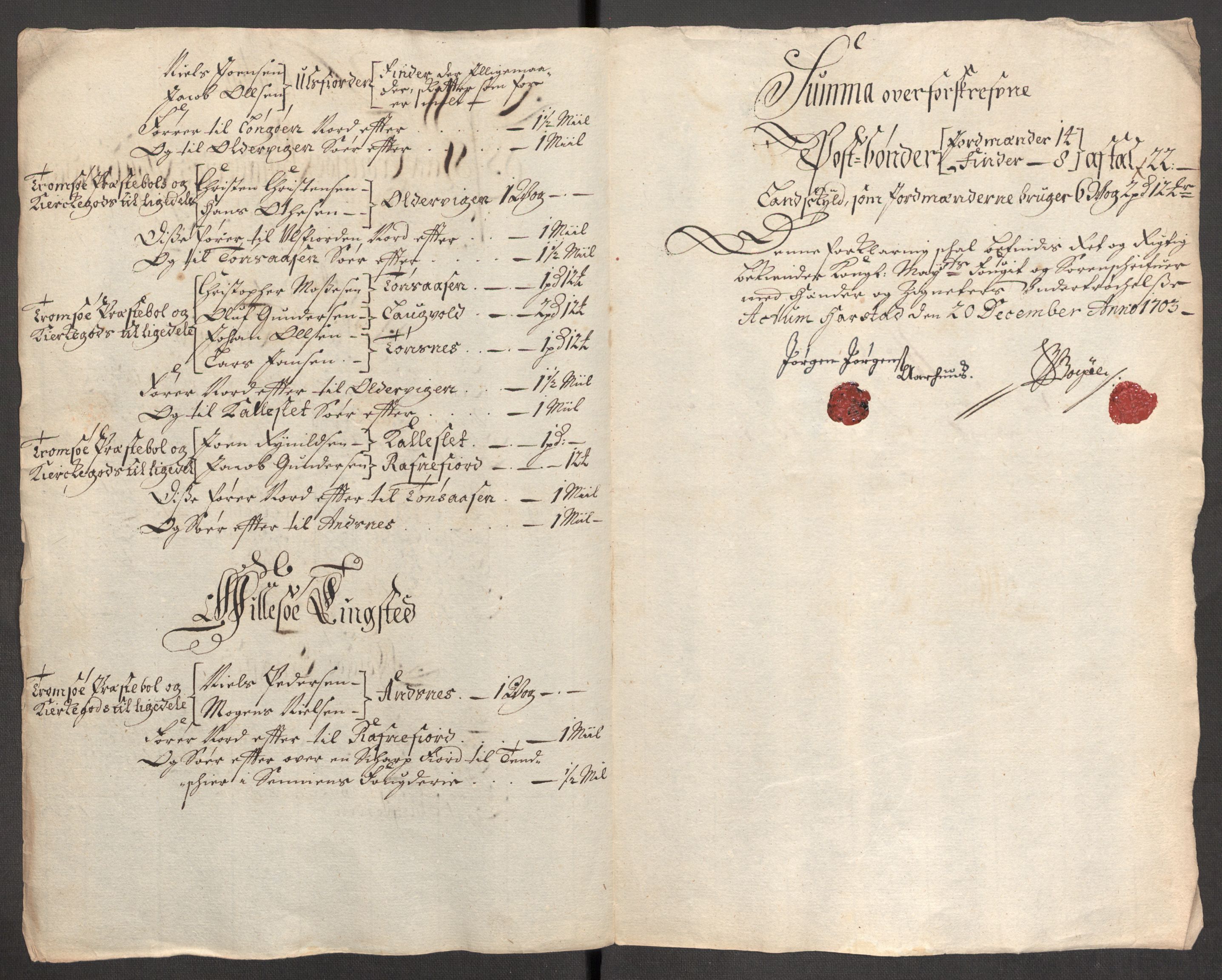 Rentekammeret inntil 1814, Reviderte regnskaper, Fogderegnskap, AV/RA-EA-4092/R68/L4755: Fogderegnskap Senja og Troms, 1700-1704, s. 349