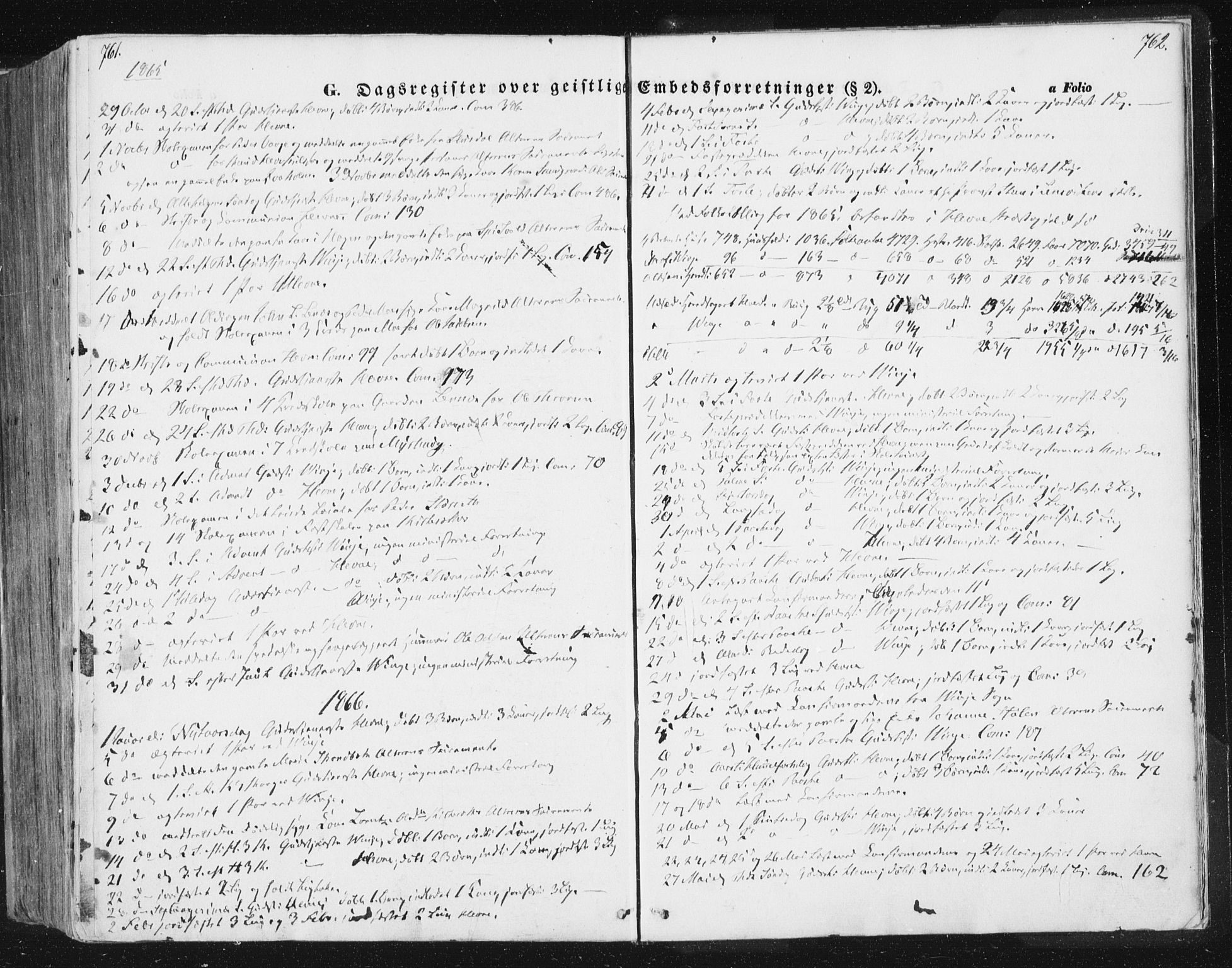 Ministerialprotokoller, klokkerbøker og fødselsregistre - Sør-Trøndelag, AV/SAT-A-1456/630/L0494: Ministerialbok nr. 630A07, 1852-1868, s. 761-762