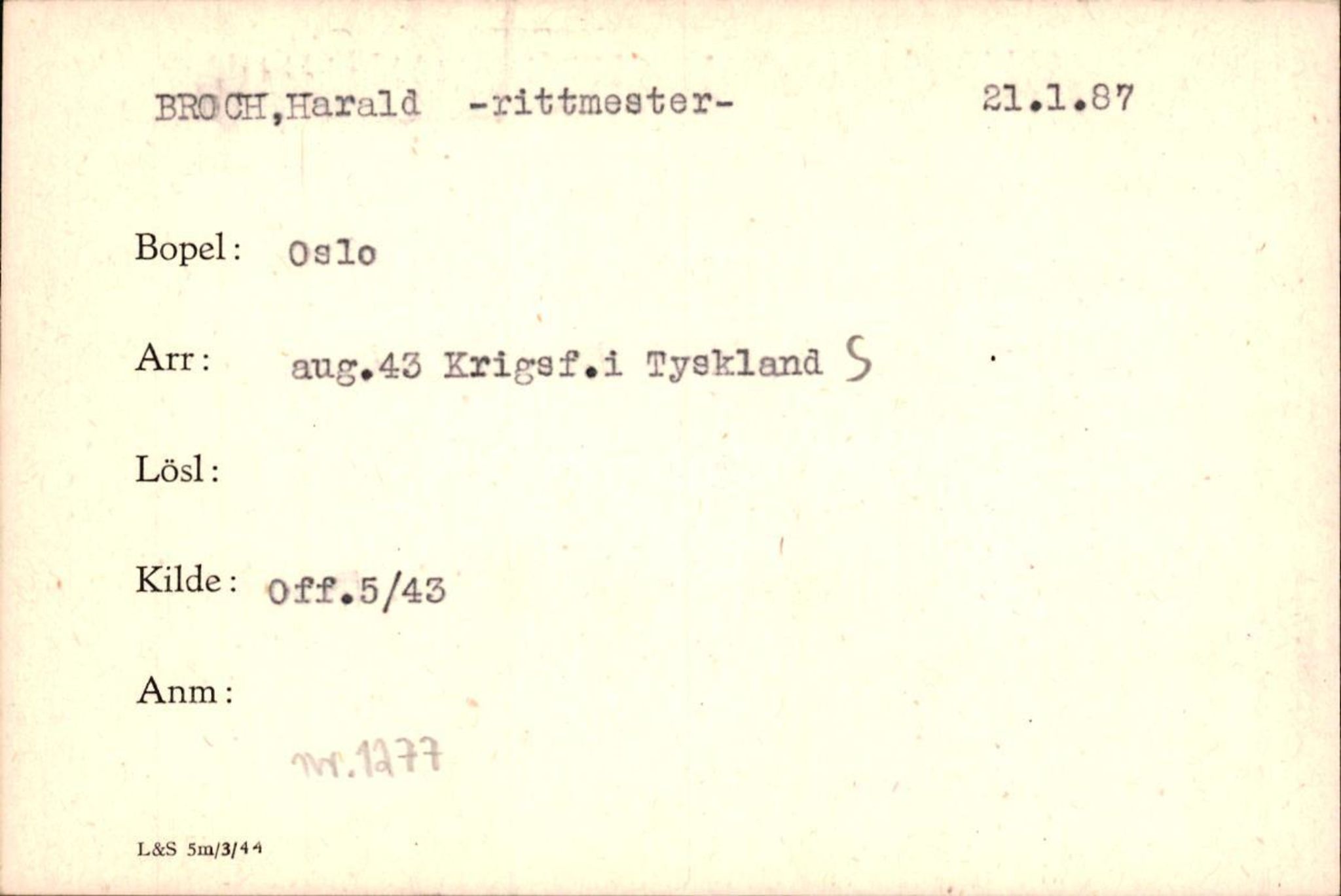 Forsvaret, Forsvarets krigshistoriske avdeling, AV/RA-RAFA-2017/Y/Yf/L0200: II-C-11-2102  -  Norske krigsfanger i Tyskland, 1940-1945, s. 152