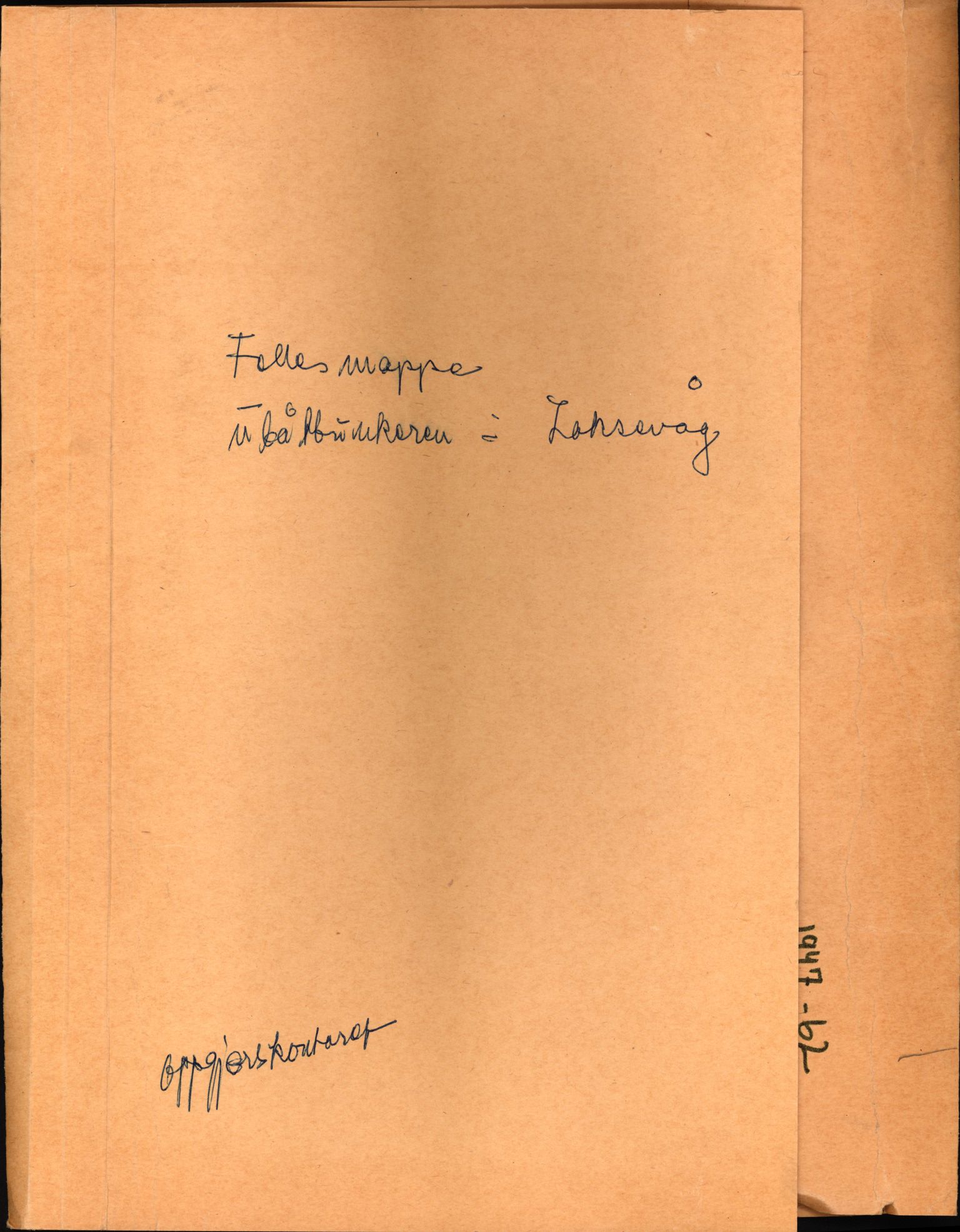 Forsvarsdepartementet, 10. kontor / Oppgjørskontoret, AV/RA-RAFA-1225/D/Da/L0062: Laksevika batteri, Kristiansand; Laksevåg ubåtbunker, Bergen, 1940-1962, s. 1081