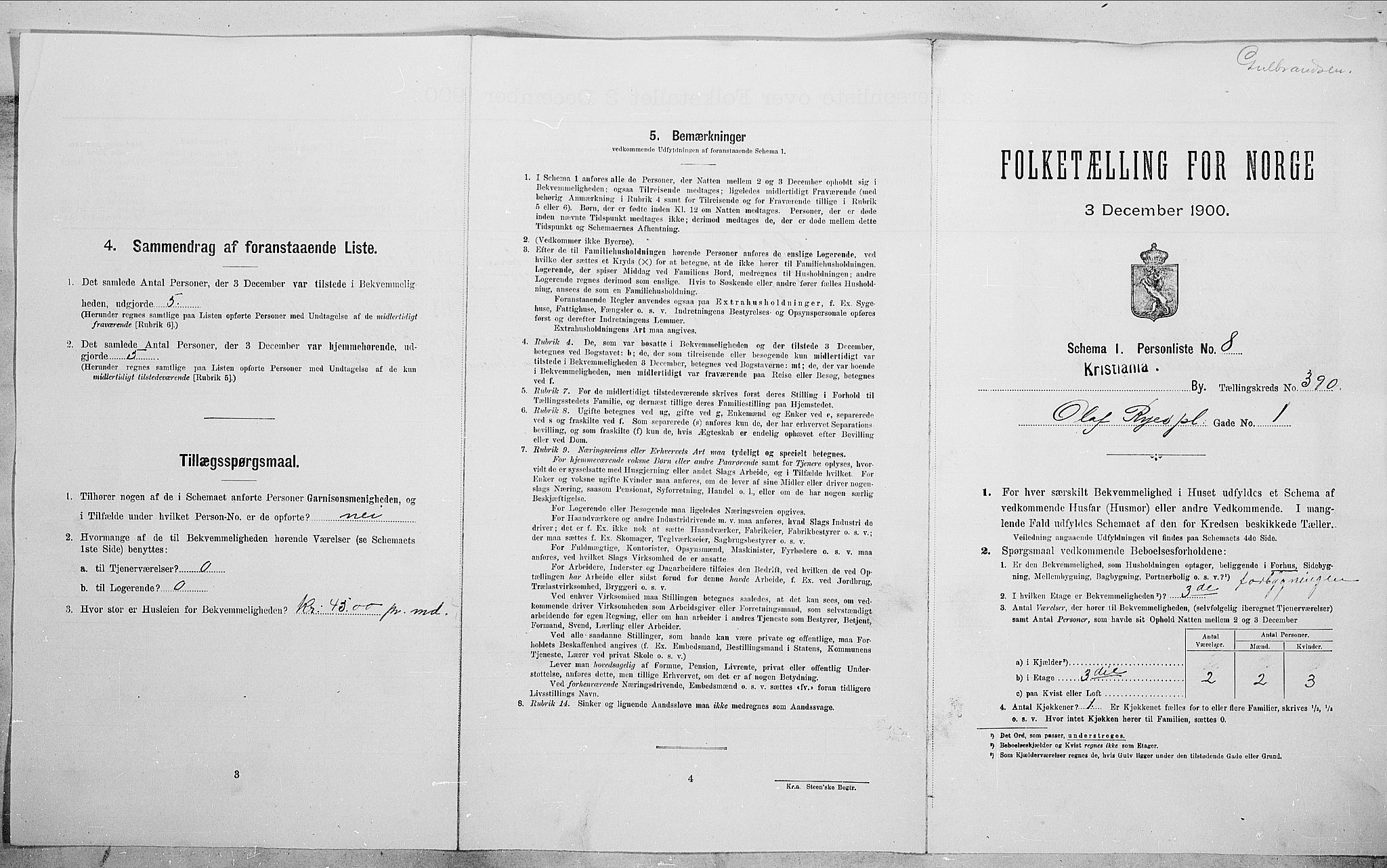 SAO, Folketelling 1900 for 0301 Kristiania kjøpstad, 1900, s. 67844