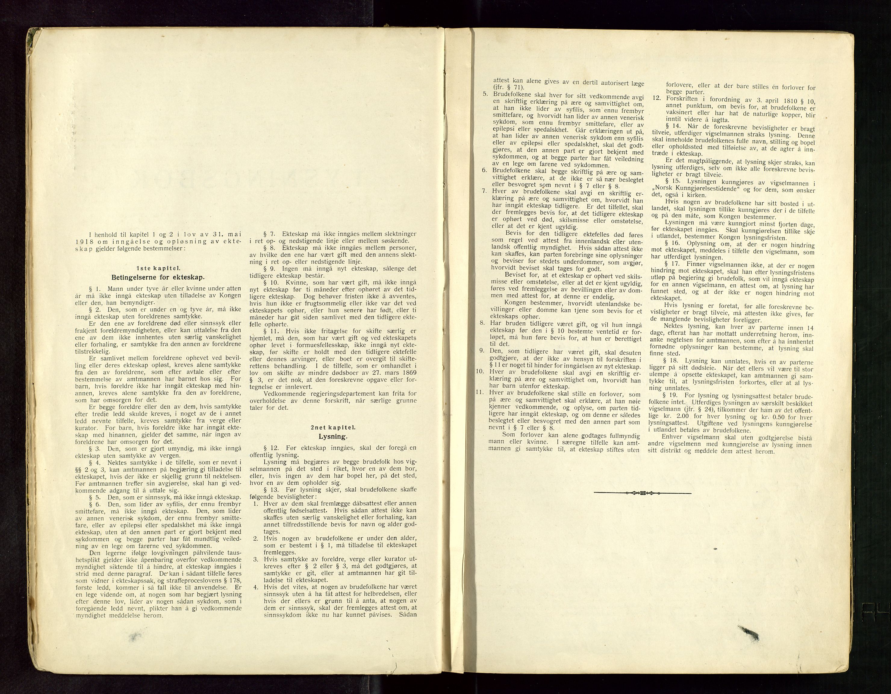 Høgsfjord sokneprestkontor, AV/SAST-A-101624/I/Ie/L0002: Lysningsprotokoll nr. 2, 1920-1969