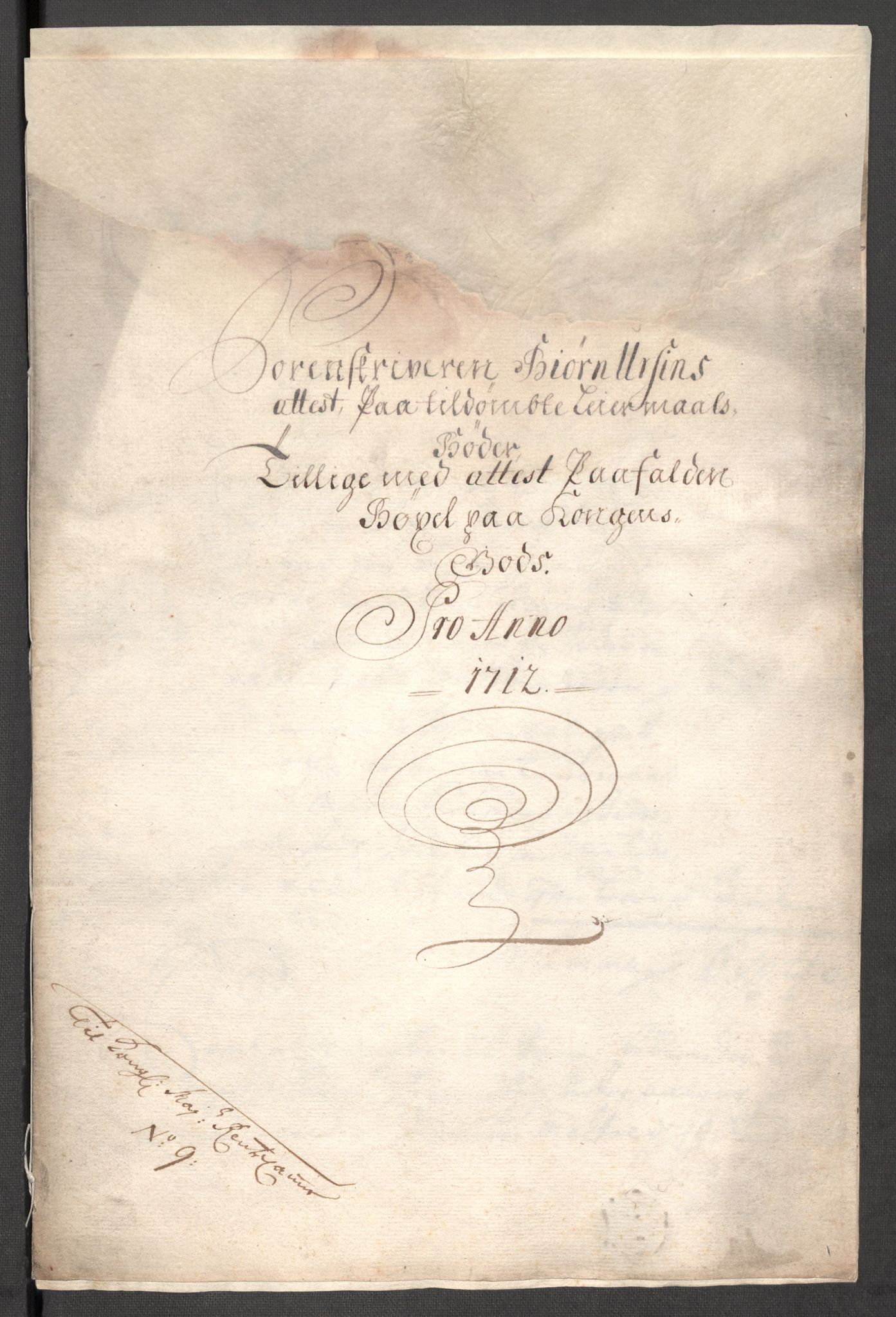 Rentekammeret inntil 1814, Reviderte regnskaper, Fogderegnskap, RA/EA-4092/R67/L4679: Fogderegnskap Vesterålen, Andenes og Lofoten, 1711-1713, s. 37