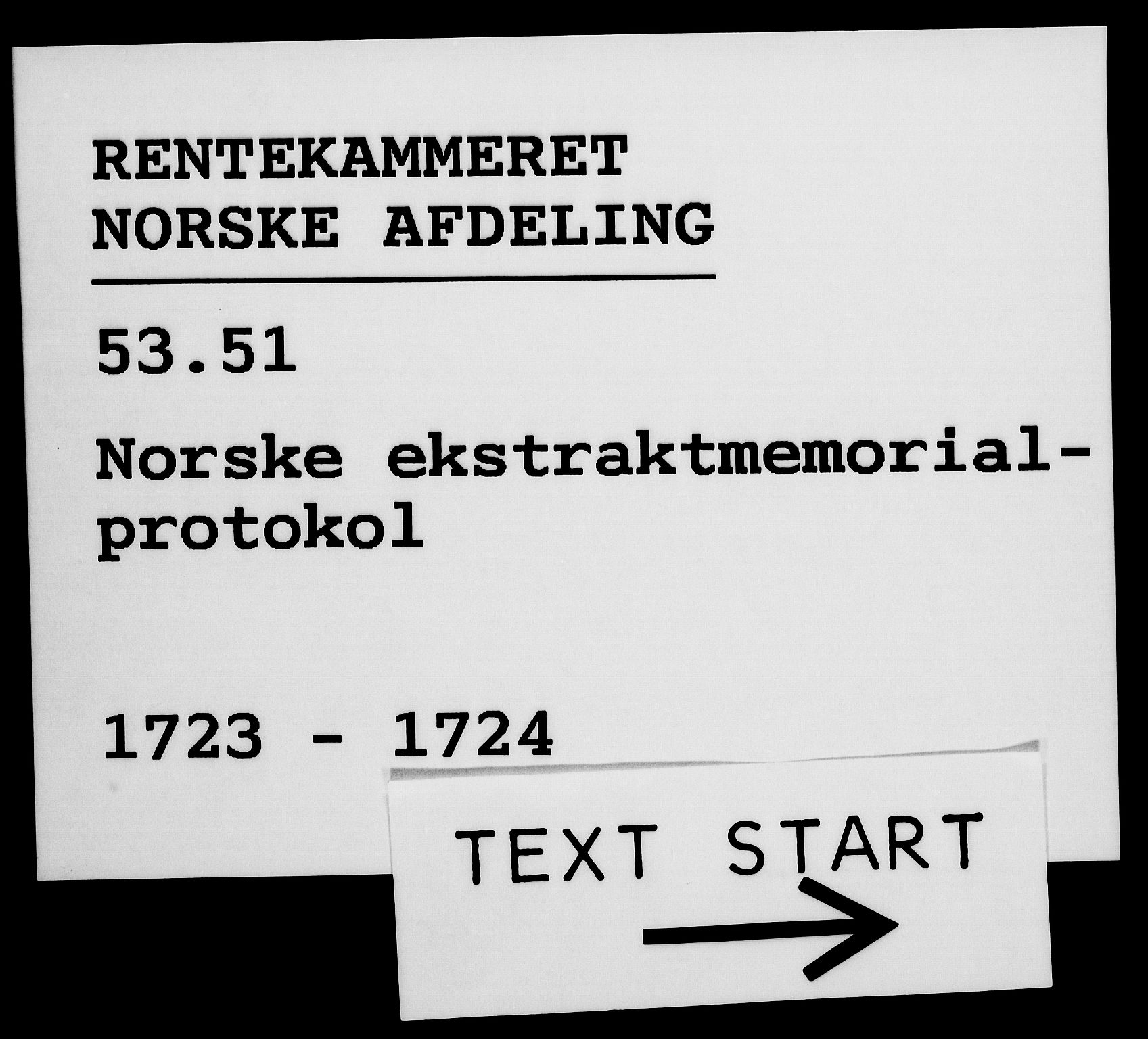 Rentekammeret, Kammerkanselliet, AV/RA-EA-3111/G/Gh/Gha/L0006: Norsk ekstraktmemorialprotokoll (merket RK 53.51), 1723-1724