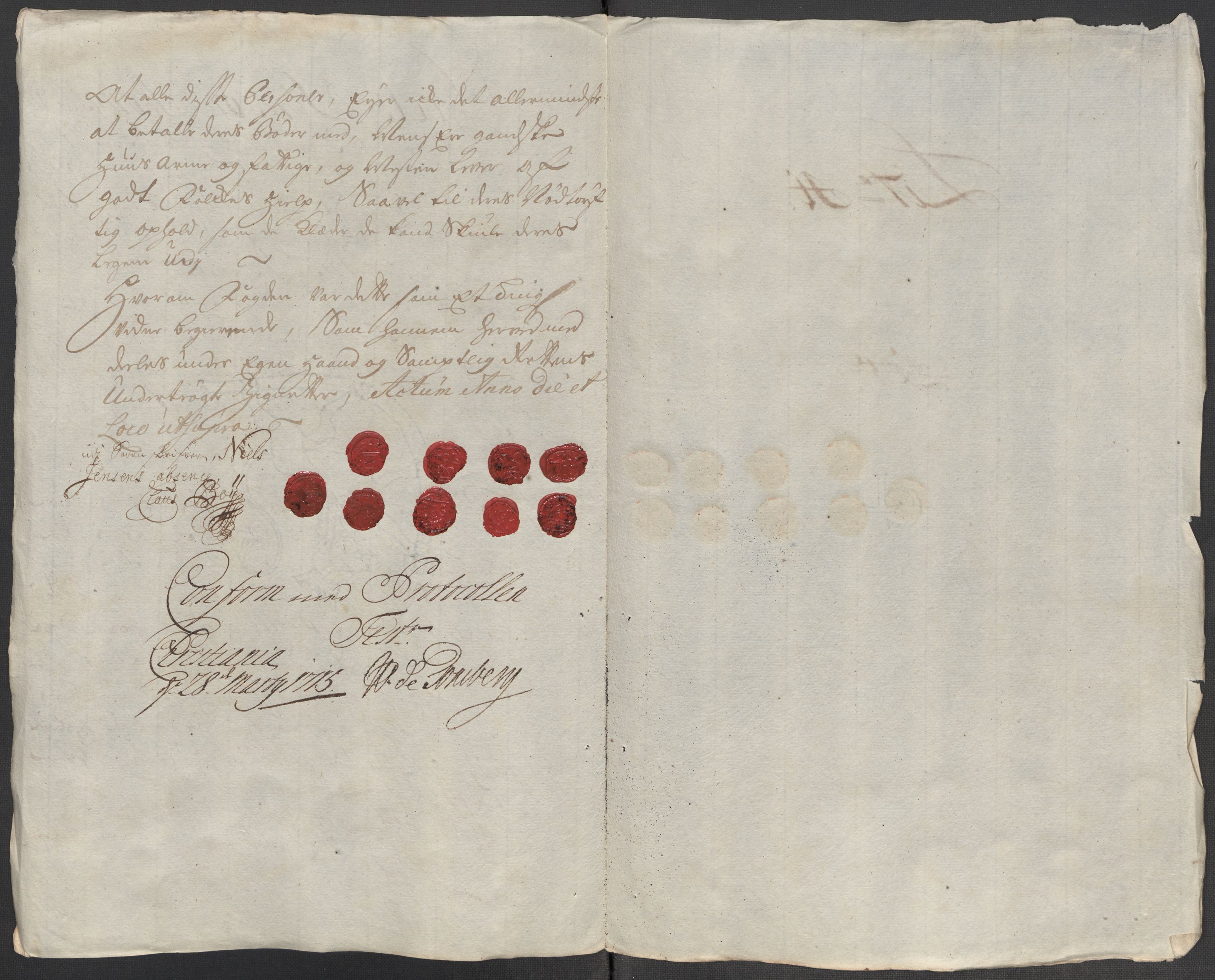 Rentekammeret inntil 1814, Reviderte regnskaper, Fogderegnskap, AV/RA-EA-4092/R24/L1589: Fogderegnskap Numedal og Sandsvær, 1714, s. 317