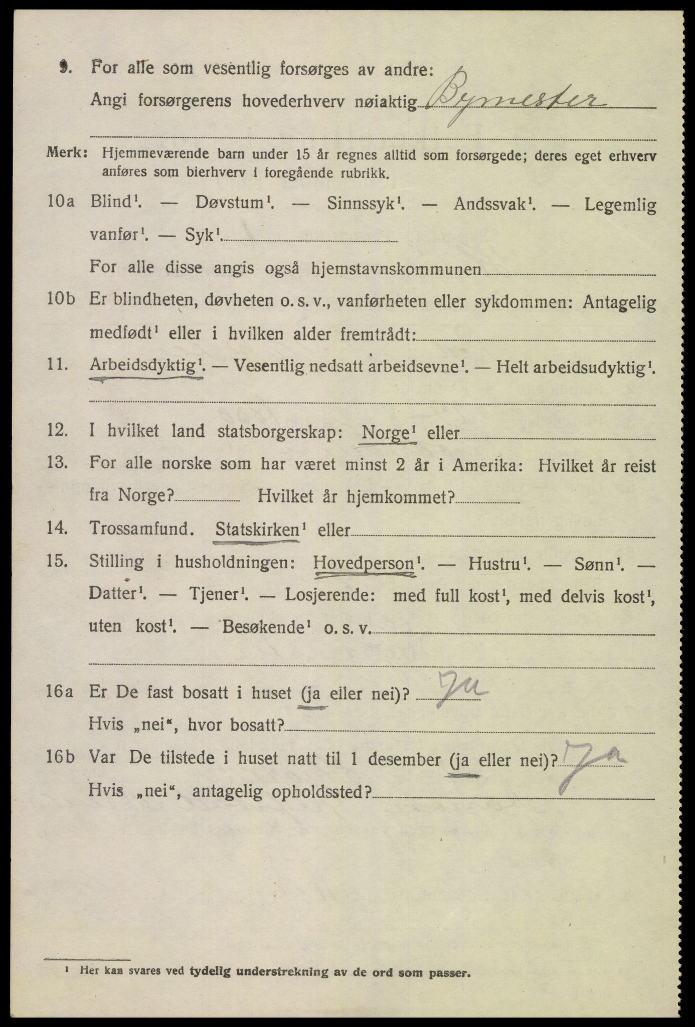 SAK, Folketelling 1920 for 0922 Hisøy herred, 1920, s. 2653