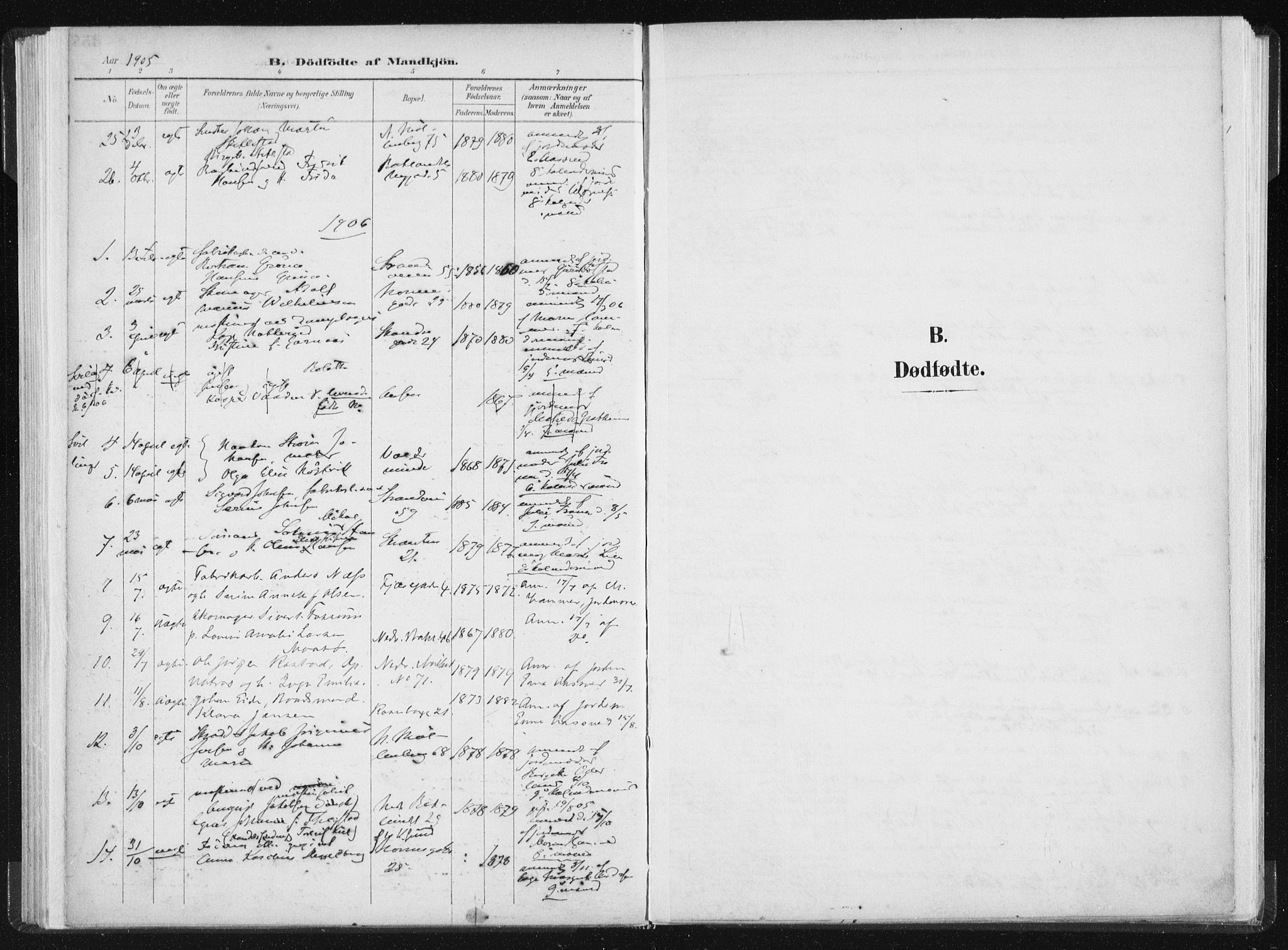 Ministerialprotokoller, klokkerbøker og fødselsregistre - Sør-Trøndelag, SAT/A-1456/604/L0200: Ministerialbok nr. 604A20II, 1901-1908