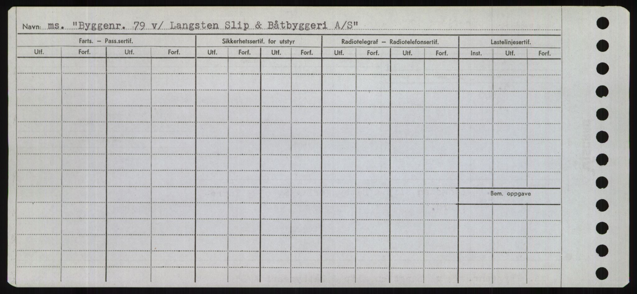 Sjøfartsdirektoratet med forløpere, Skipsmålingen, RA/S-1627/H/Hd/L0006: Fartøy, Byg-Båt, s. 492