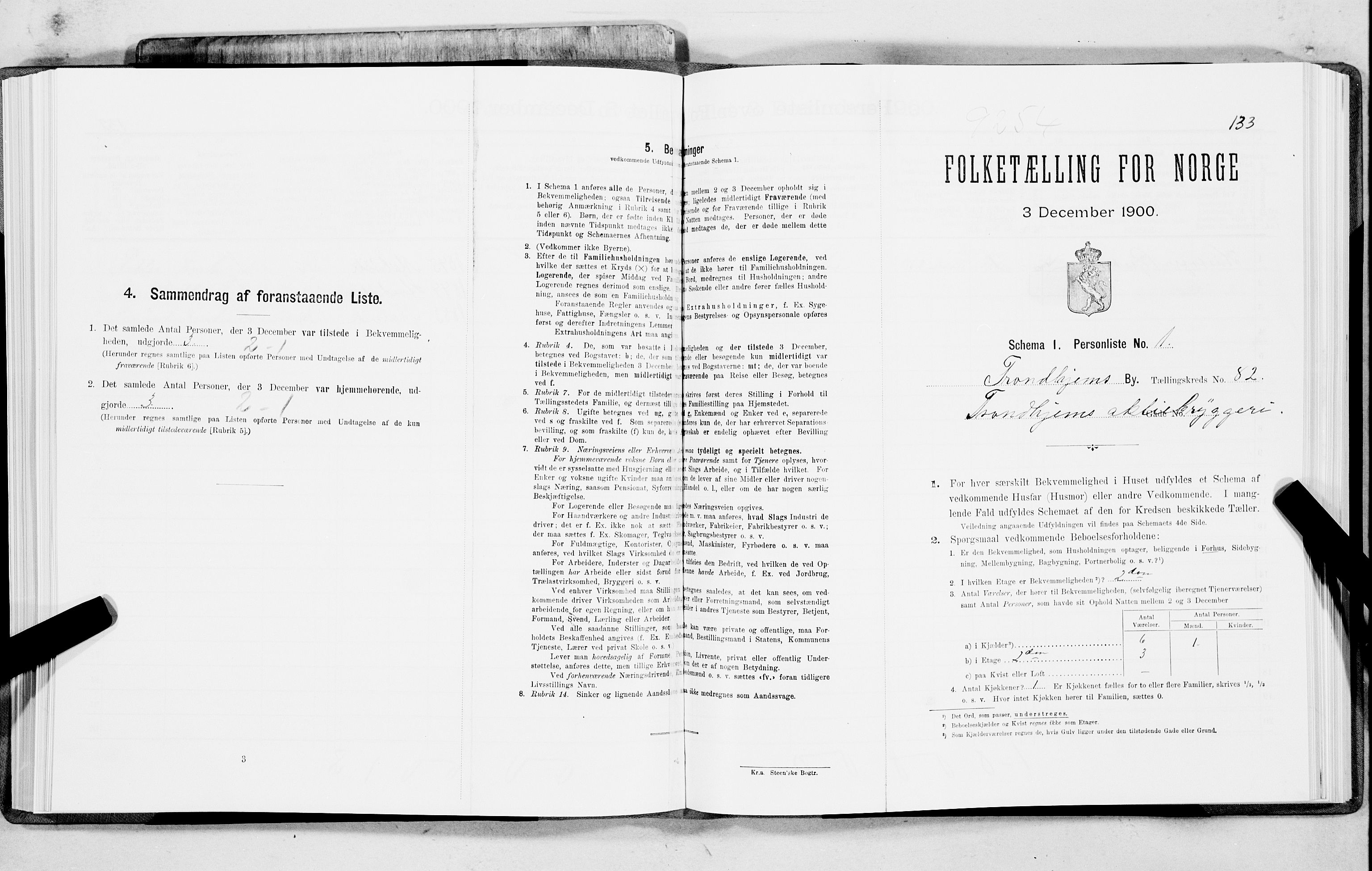 SAT, Folketelling 1900 for 1601 Trondheim kjøpstad, 1900, s. 16703