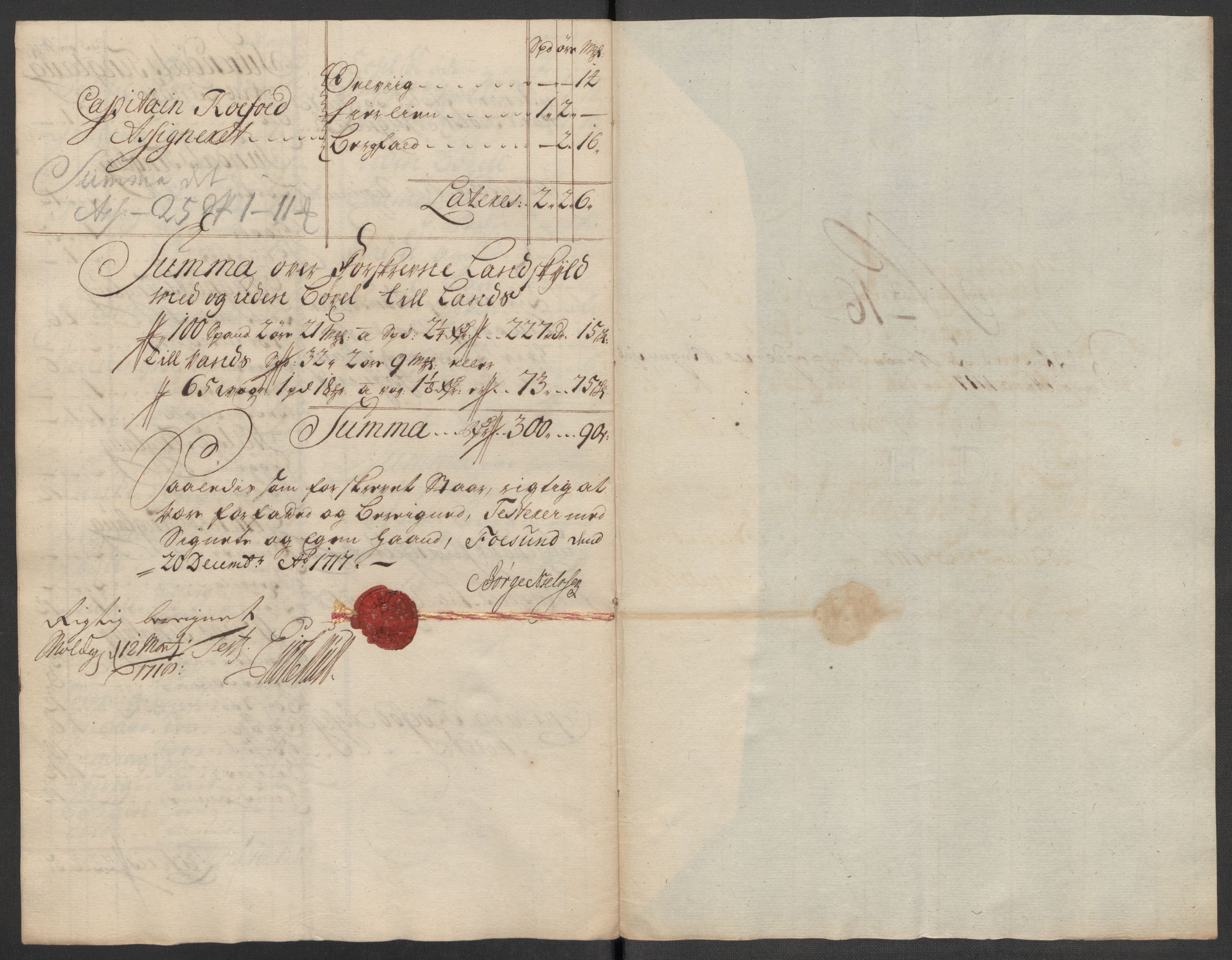 Rentekammeret inntil 1814, Reviderte regnskaper, Fogderegnskap, RA/EA-4092/R56/L3750: Fogderegnskap Nordmøre, 1717, s. 168