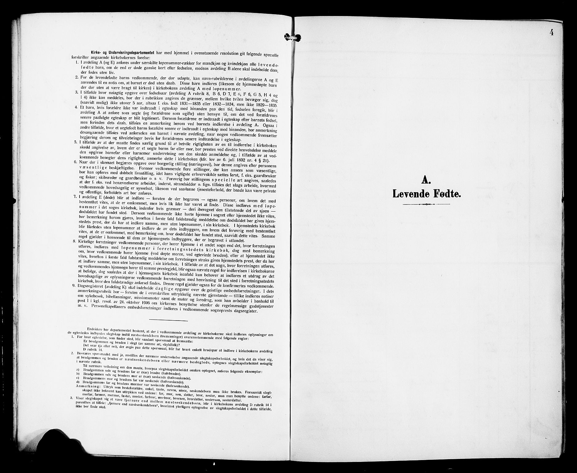 Laksevåg Sokneprestembete, SAB/A-76501/H/Ha/Hab/Haba/L0005: Klokkerbok nr. A 5, 1910-1917, s. 4