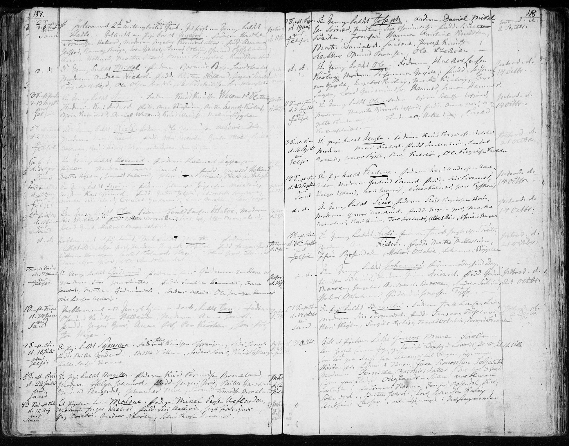 Jelsa sokneprestkontor, SAST/A-101842/01/IV: Ministerialbok nr. A 4, 1796-1816, s. 117-118