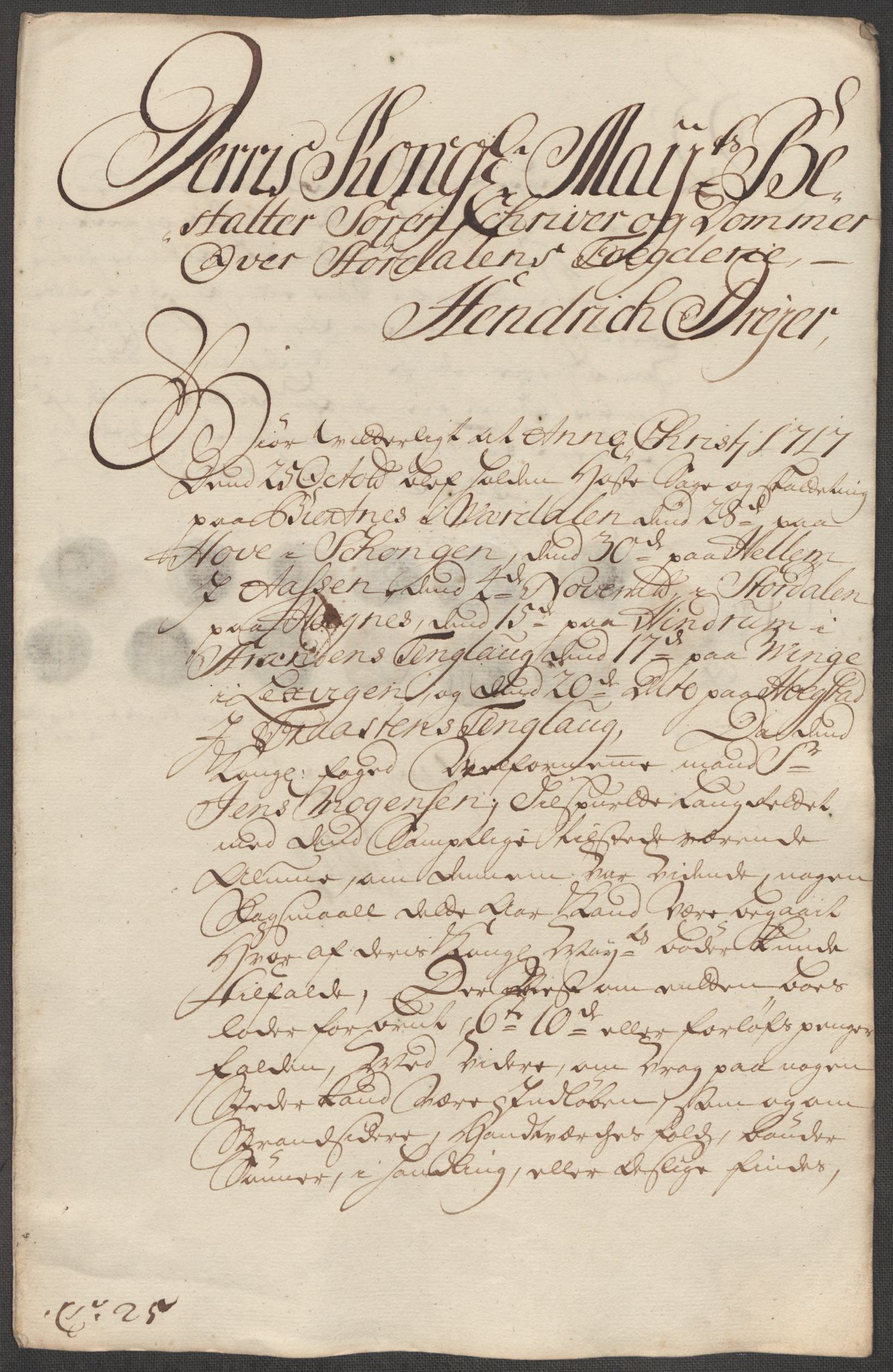 Rentekammeret inntil 1814, Reviderte regnskaper, Fogderegnskap, AV/RA-EA-4092/R62/L4207: Fogderegnskap Stjørdal og Verdal, 1717, s. 236