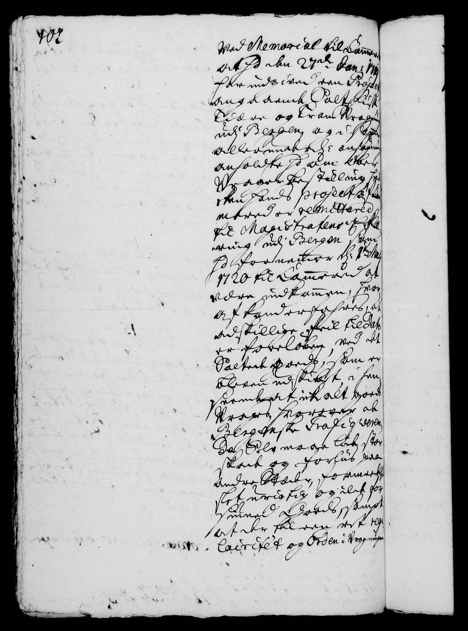 Rentekammeret, Kammerkanselliet, RA/EA-3111/G/Gh/Gha/L0003: Norsk ekstraktmemorialprotokoll, sak. 600-765 (merket RK 53.48), 1720-1721, s. 102