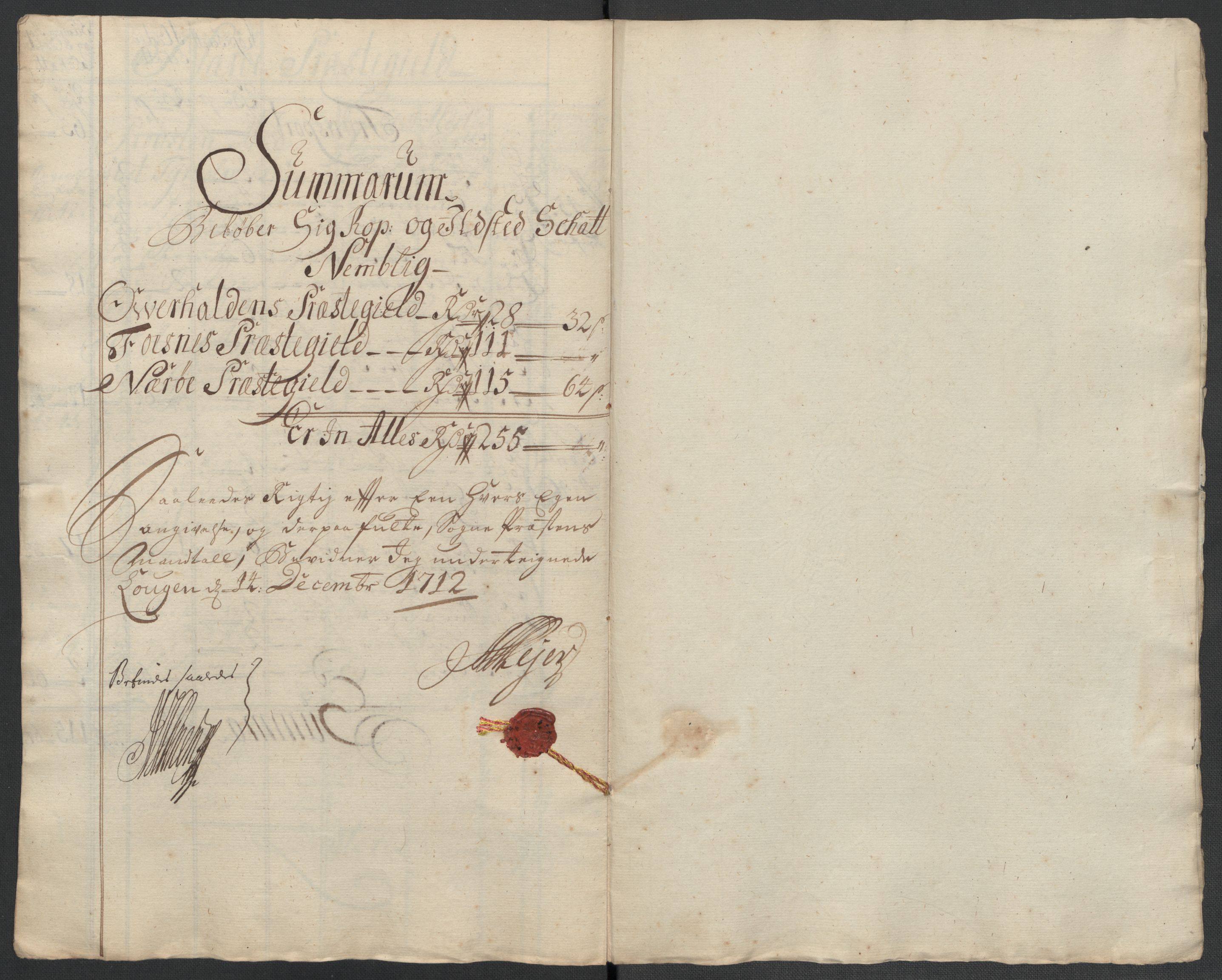 Rentekammeret inntil 1814, Reviderte regnskaper, Fogderegnskap, RA/EA-4092/R64/L4432: Fogderegnskap Namdal, 1711, s. 136