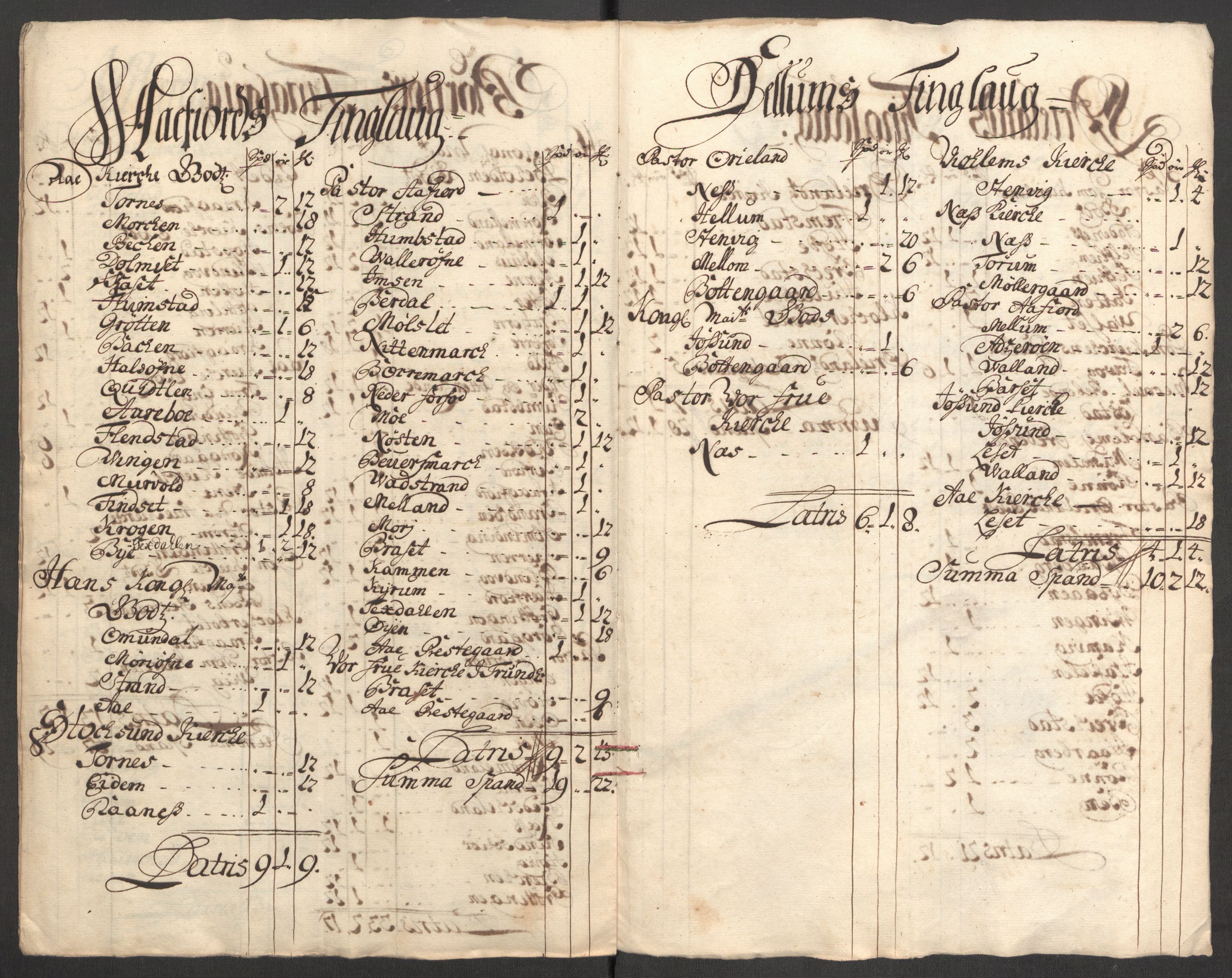 Rentekammeret inntil 1814, Reviderte regnskaper, Fogderegnskap, AV/RA-EA-4092/R57/L3856: Fogderegnskap Fosen, 1704-1705, s. 370