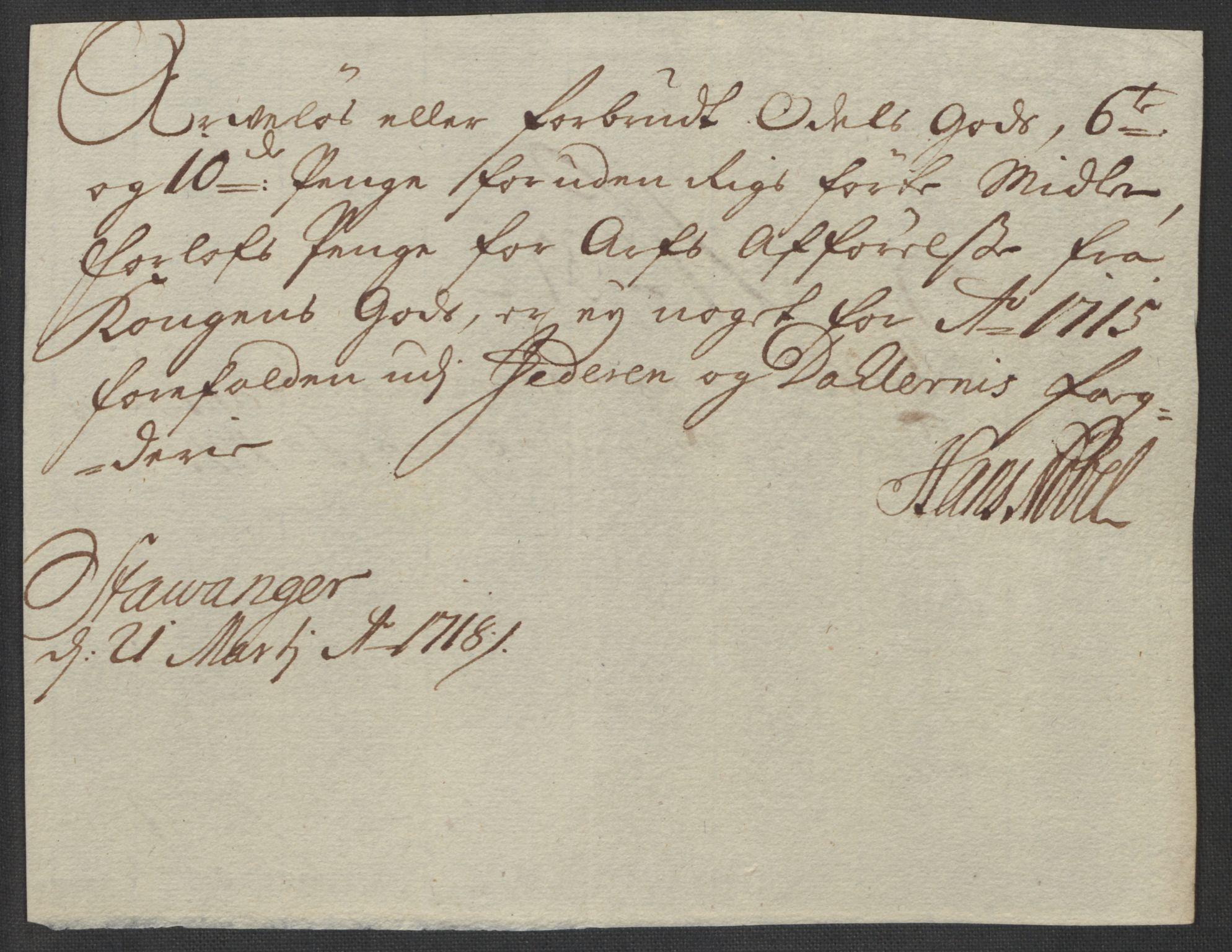 Rentekammeret inntil 1814, Reviderte regnskaper, Fogderegnskap, AV/RA-EA-4092/R46/L2740: Fogderegnskap Jæren og Dalane, 1715-1716, s. 157