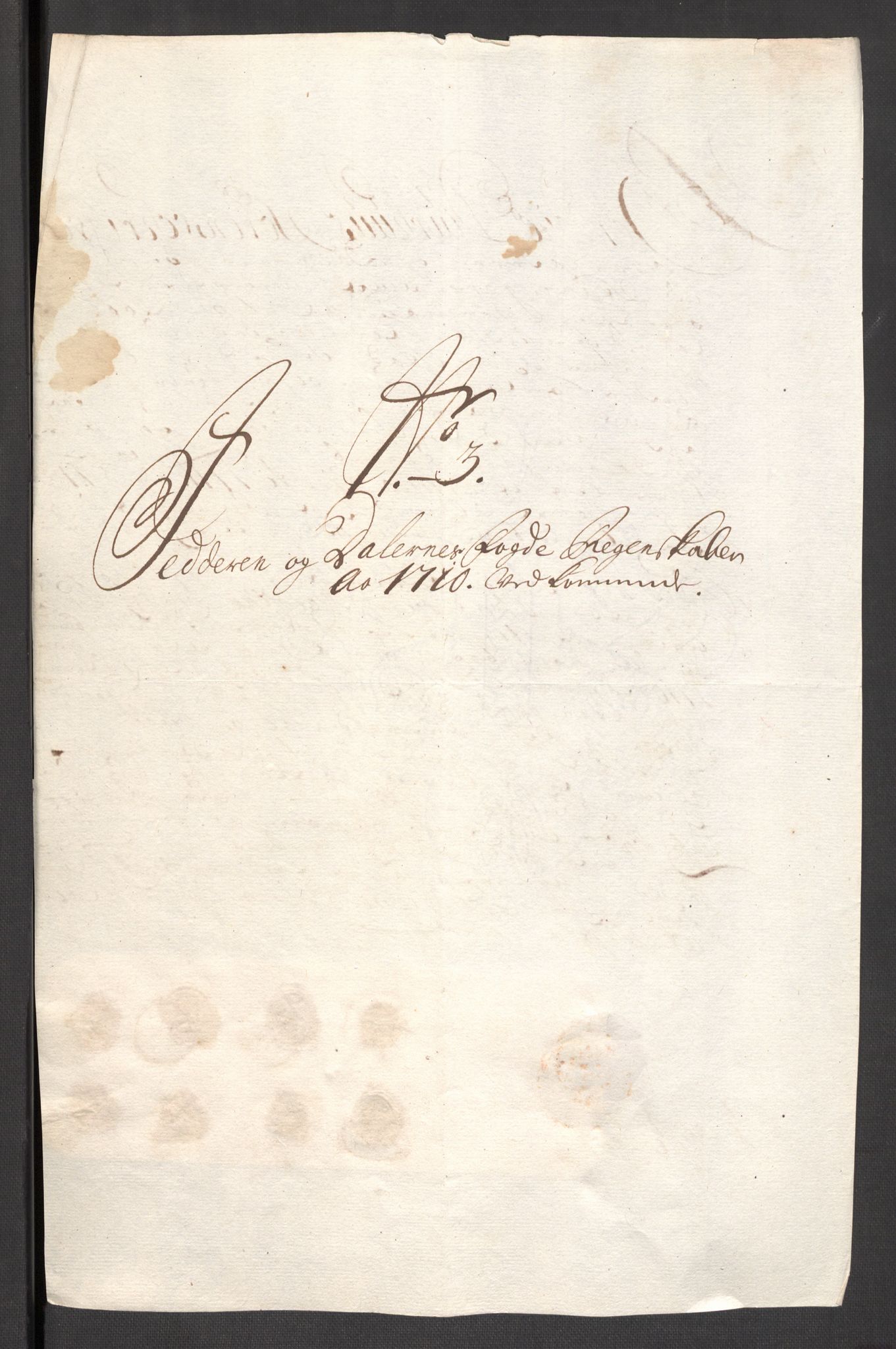 Rentekammeret inntil 1814, Reviderte regnskaper, Fogderegnskap, RA/EA-4092/R46/L2734: Fogderegnskap Jæren og Dalane, 1709-1710, s. 138