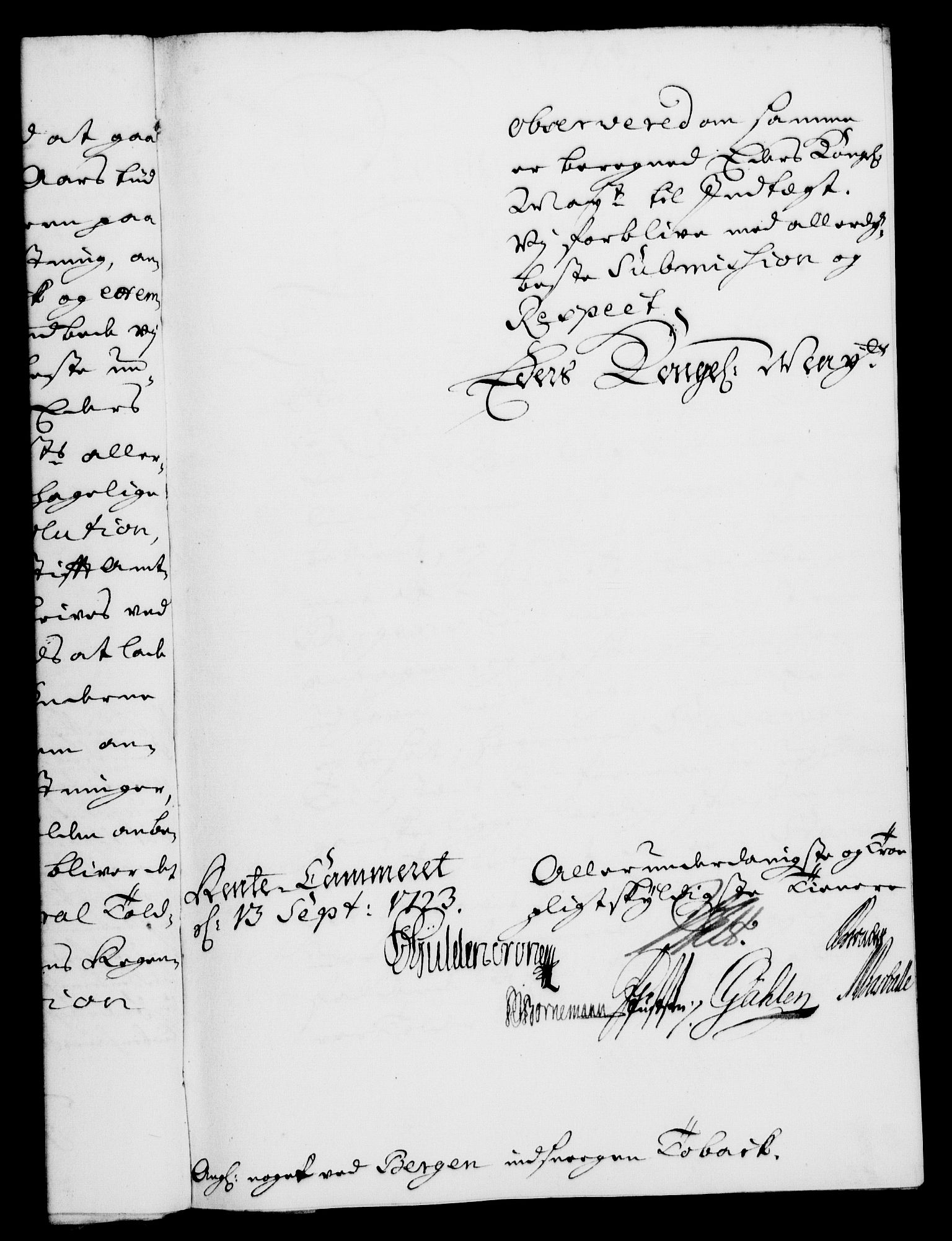 Rentekammeret, Kammerkanselliet, AV/RA-EA-3111/G/Gf/Gfa/L0006: Norsk relasjons- og resolusjonsprotokoll (merket RK 52.6), 1723, s. 1003