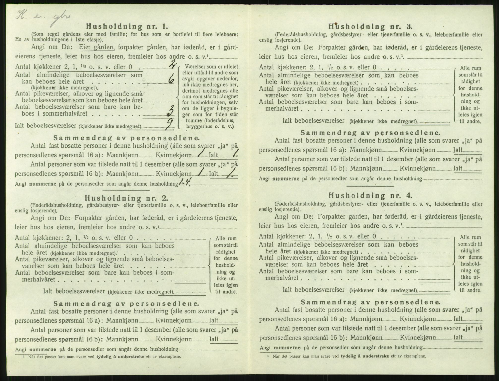 SAT, Folketelling 1920 for 1553 Kvernes herred, 1920, s. 226
