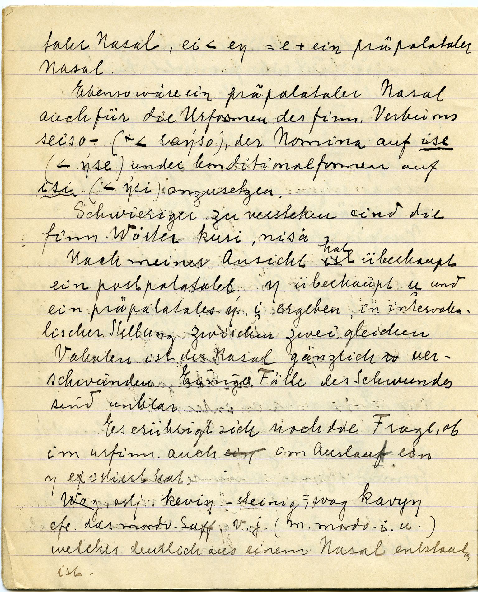 Johan Beronkas testamentariske gave, FMFB/A-1098/G/L0025: Notatbok: Utdrag av språkvitenskapelig avhandlinger (lappisk)