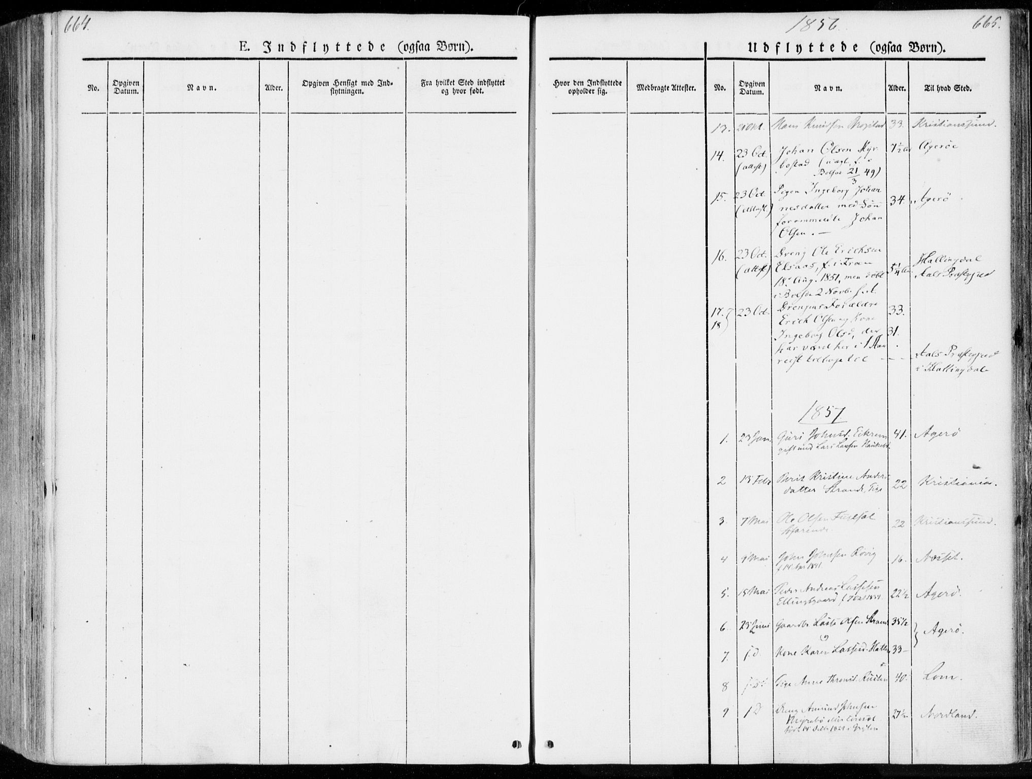 Ministerialprotokoller, klokkerbøker og fødselsregistre - Møre og Romsdal, AV/SAT-A-1454/555/L0653: Ministerialbok nr. 555A04, 1843-1869, s. 664-665