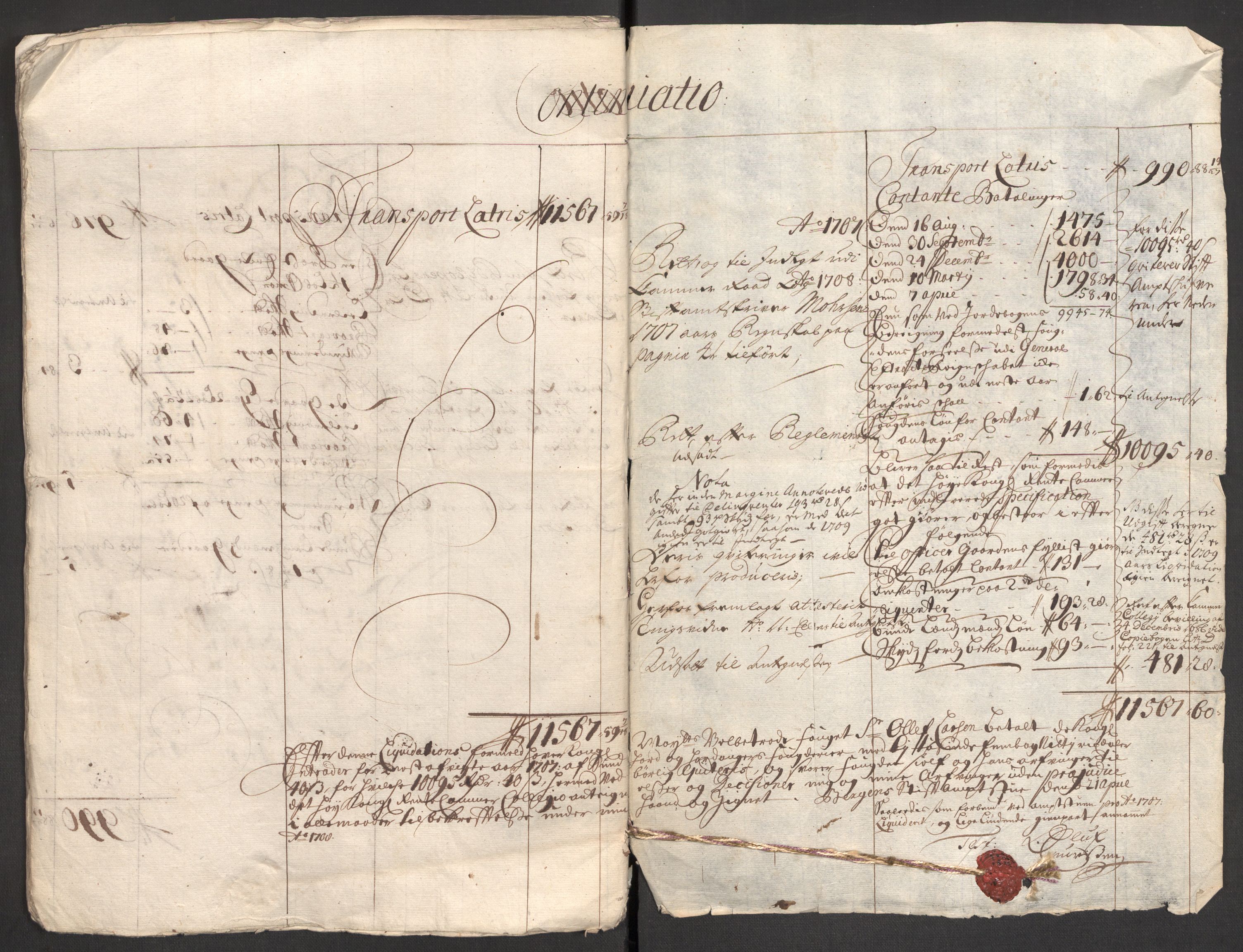 Rentekammeret inntil 1814, Reviderte regnskaper, Fogderegnskap, RA/EA-4092/R48/L2984: Fogderegnskap Sunnhordland og Hardanger, 1706-1707, s. 303