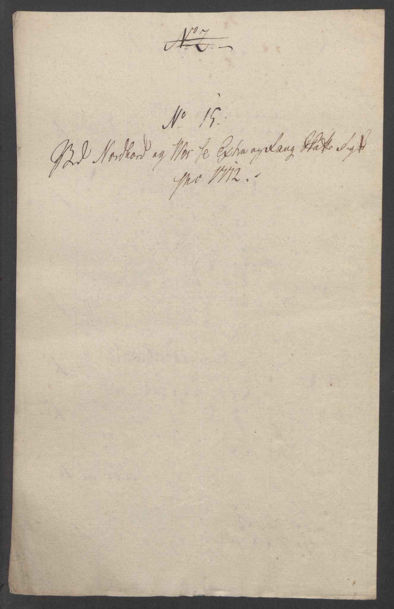 Rentekammeret inntil 1814, Reviderte regnskaper, Fogderegnskap, RA/EA-4092/R51/L3303: Ekstraskatten Nordhordland og Voss, 1762-1772, s. 705