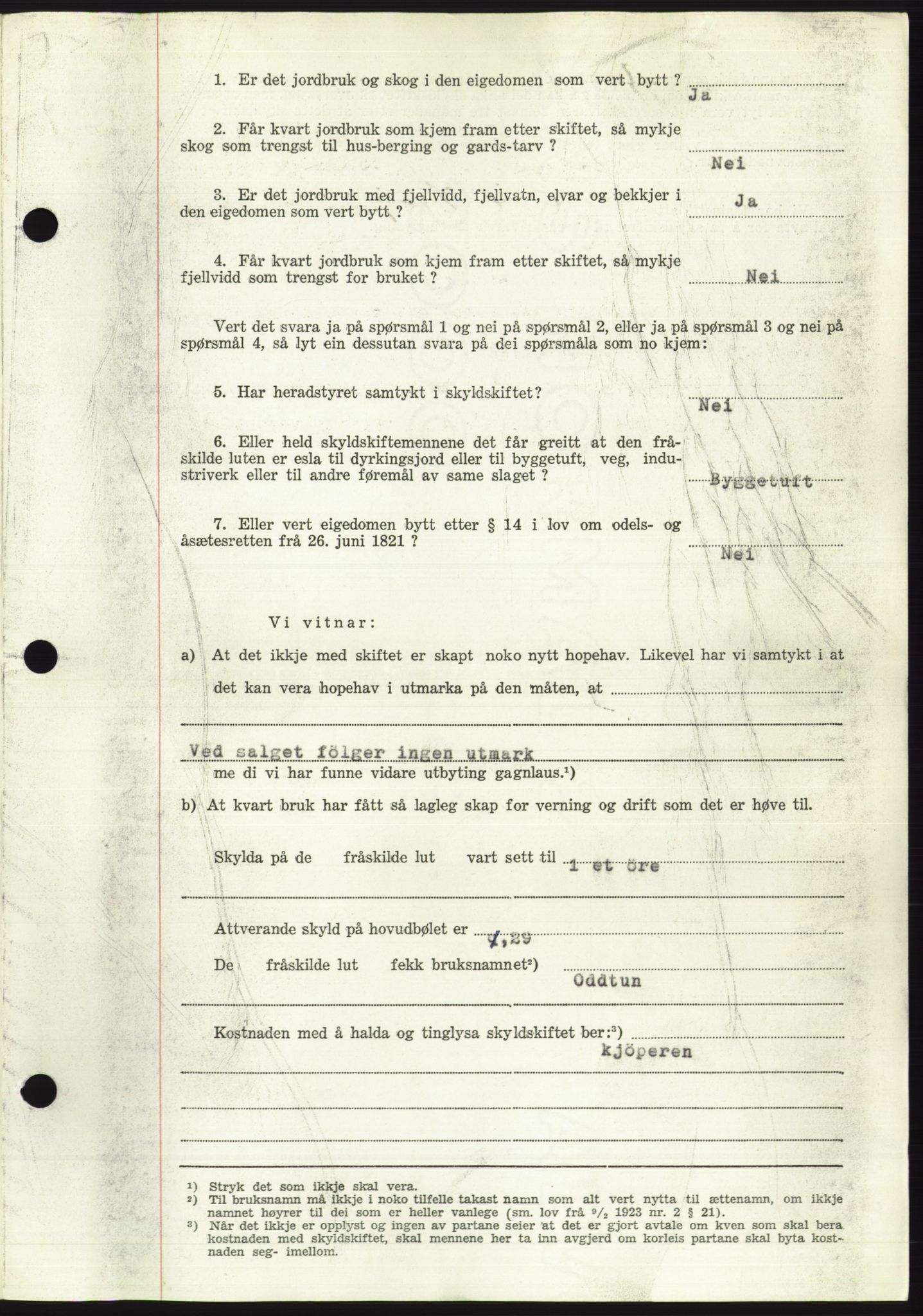 Søre Sunnmøre sorenskriveri, AV/SAT-A-4122/1/2/2C/L0092: Pantebok nr. 18A, 1952-1952, Dagboknr: 765/1952