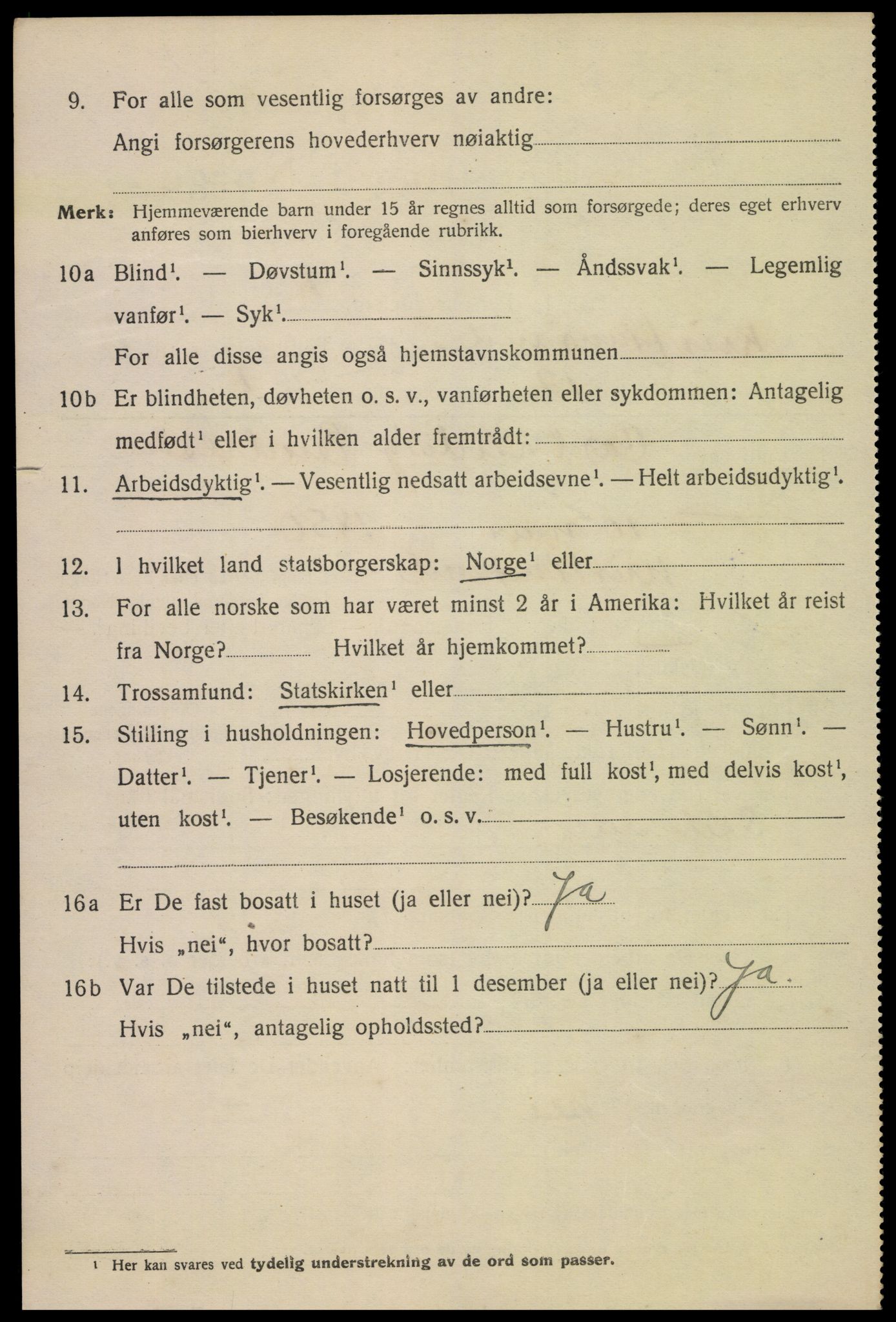SAK, Folketelling 1920 for 1001 Kristiansand kjøpstad, 1920, s. 20240