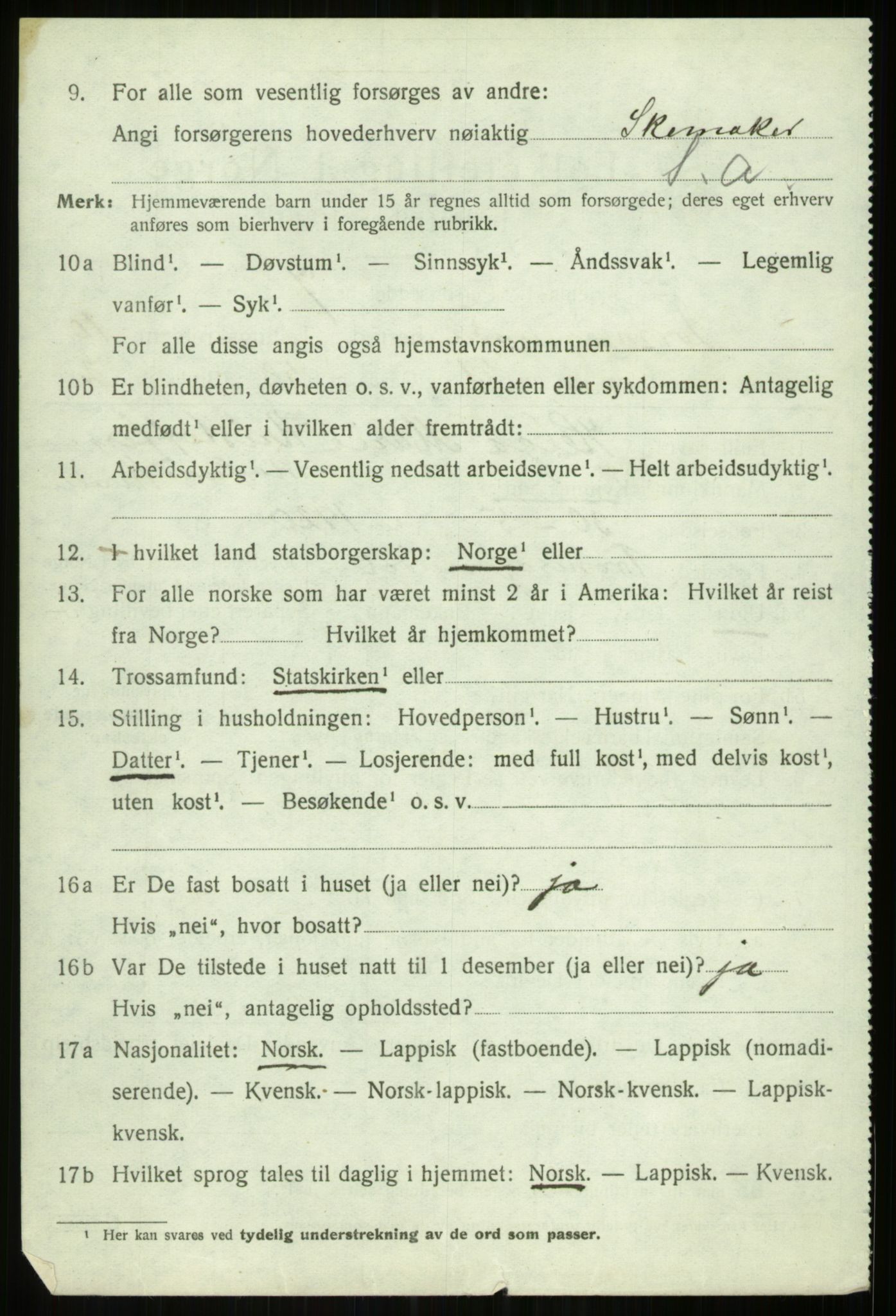 SATØ, Folketelling 1920 for 1934 Tromsøysund herred, 1920, s. 7223
