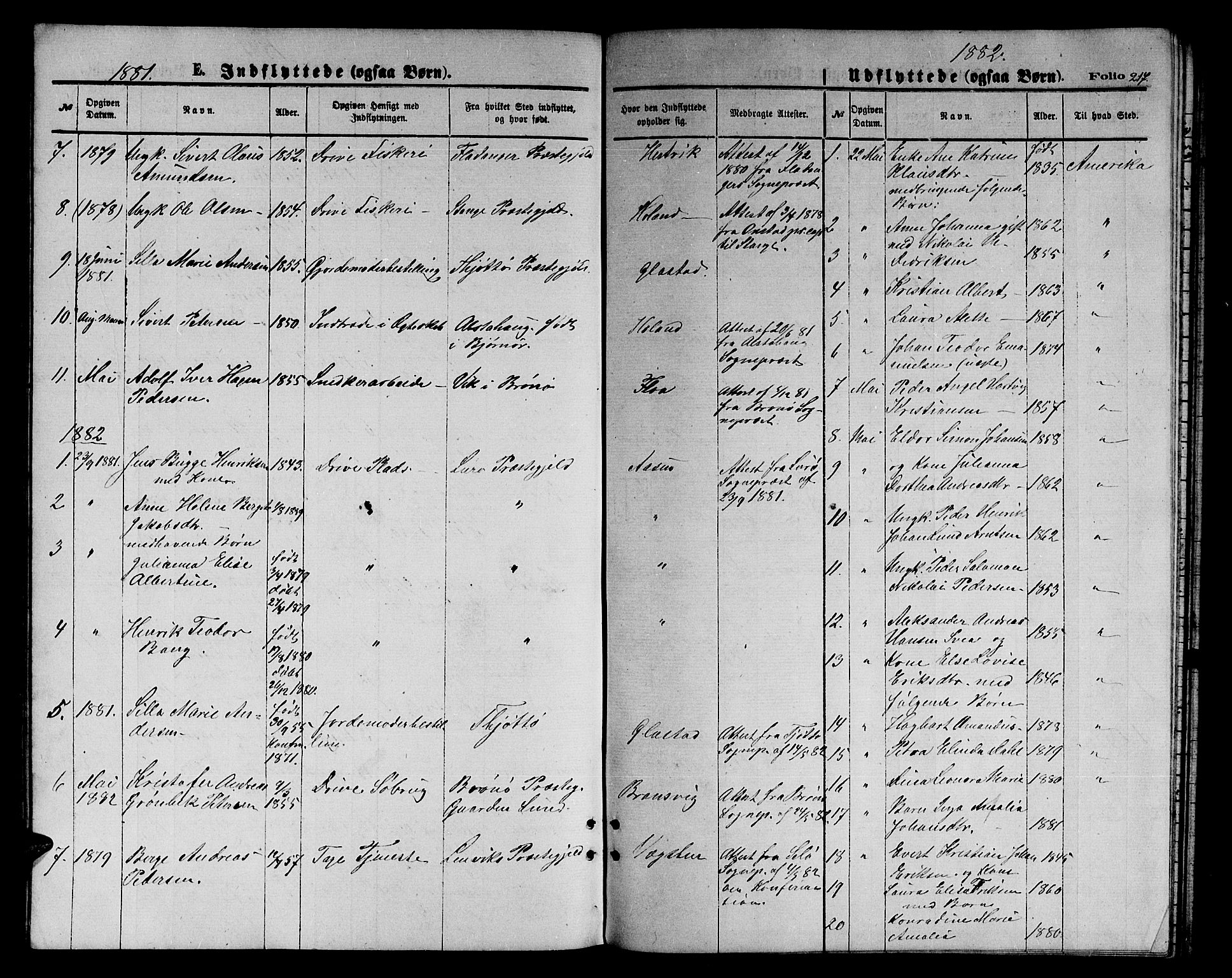 Ministerialprotokoller, klokkerbøker og fødselsregistre - Nordland, SAT/A-1459/816/L0252: Klokkerbok nr. 816C02, 1871-1885, s. 217