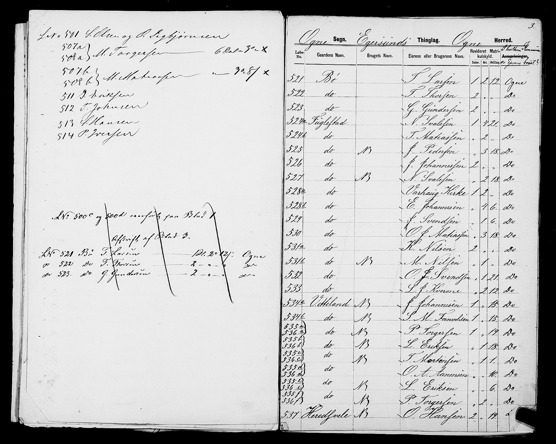 SAST, Folketelling 1875 for 1116L Eigersund prestegjeld, Eigersund landsokn og Ogna sokn, 1875, s. 64