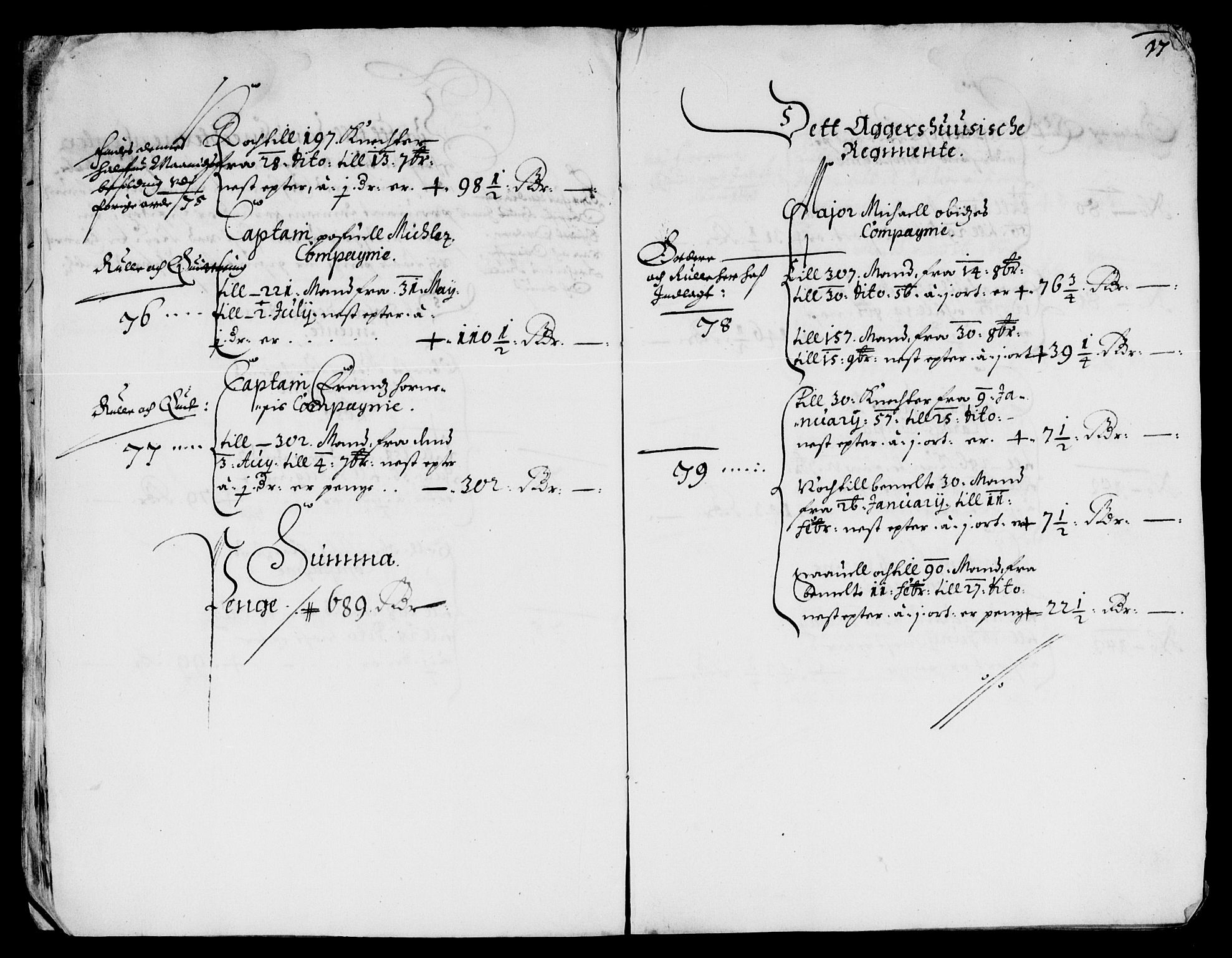 Rentekammeret inntil 1814, Reviderte regnskaper, Lensregnskaper, AV/RA-EA-5023/R/Rb/Rba/L0238: Akershus len, 1656-1657