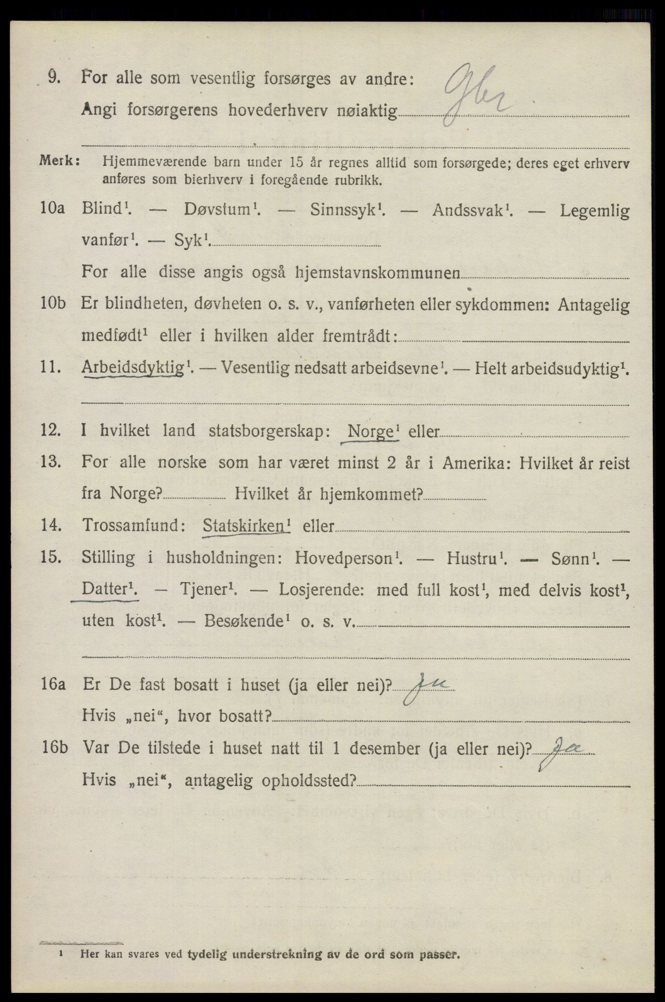 SAO, Folketelling 1920 for 0233 Nittedal herred, 1920, s. 1519
