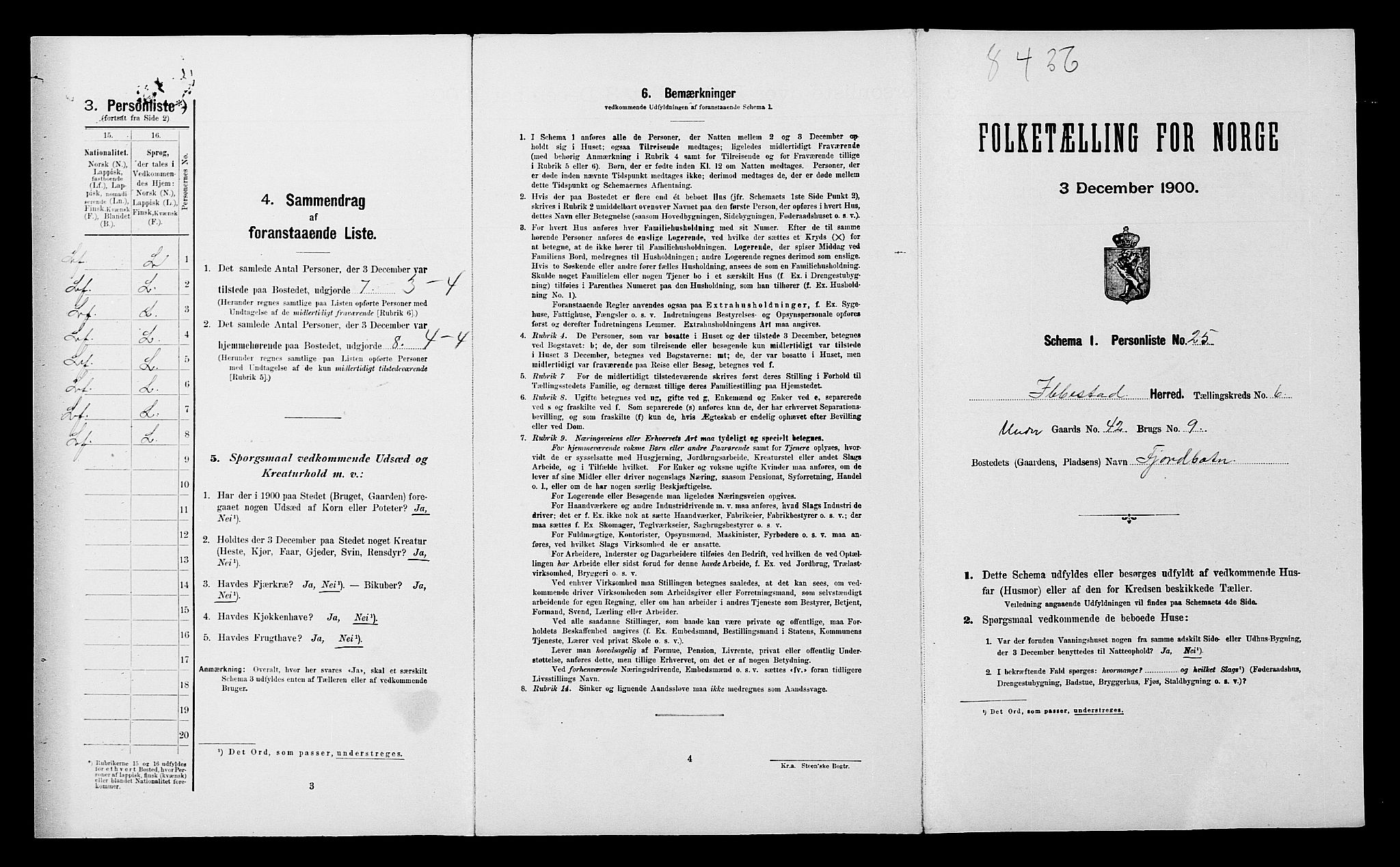SATØ, Folketelling 1900 for 1917 Ibestad herred, 1900, s. 896