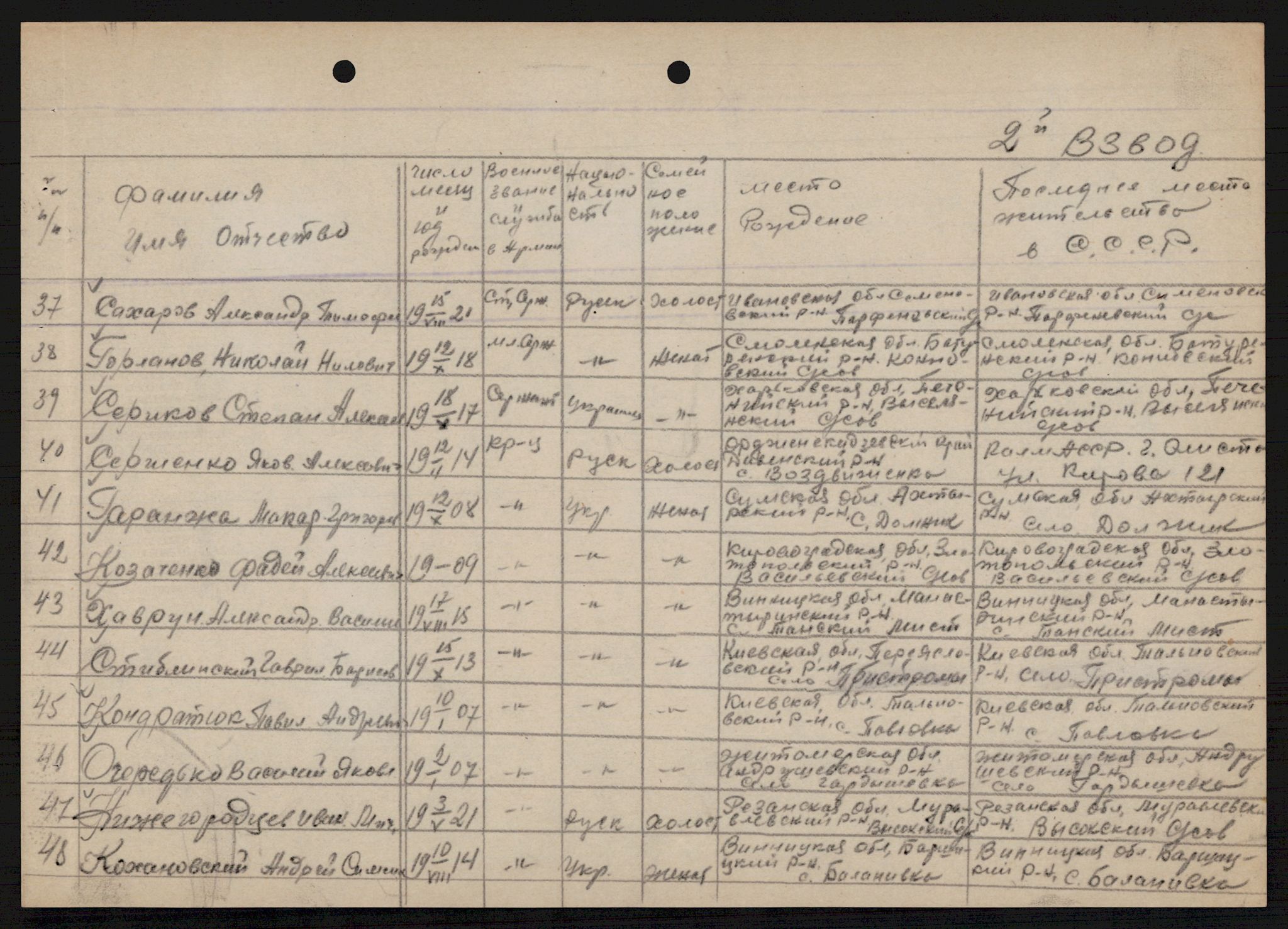 Flyktnings- og fangedirektoratet, Repatrieringskontoret, AV/RA-S-1681/D/Db/L0021: Displaced Persons (DPs) og sivile tyskere, 1945-1948, s. 411