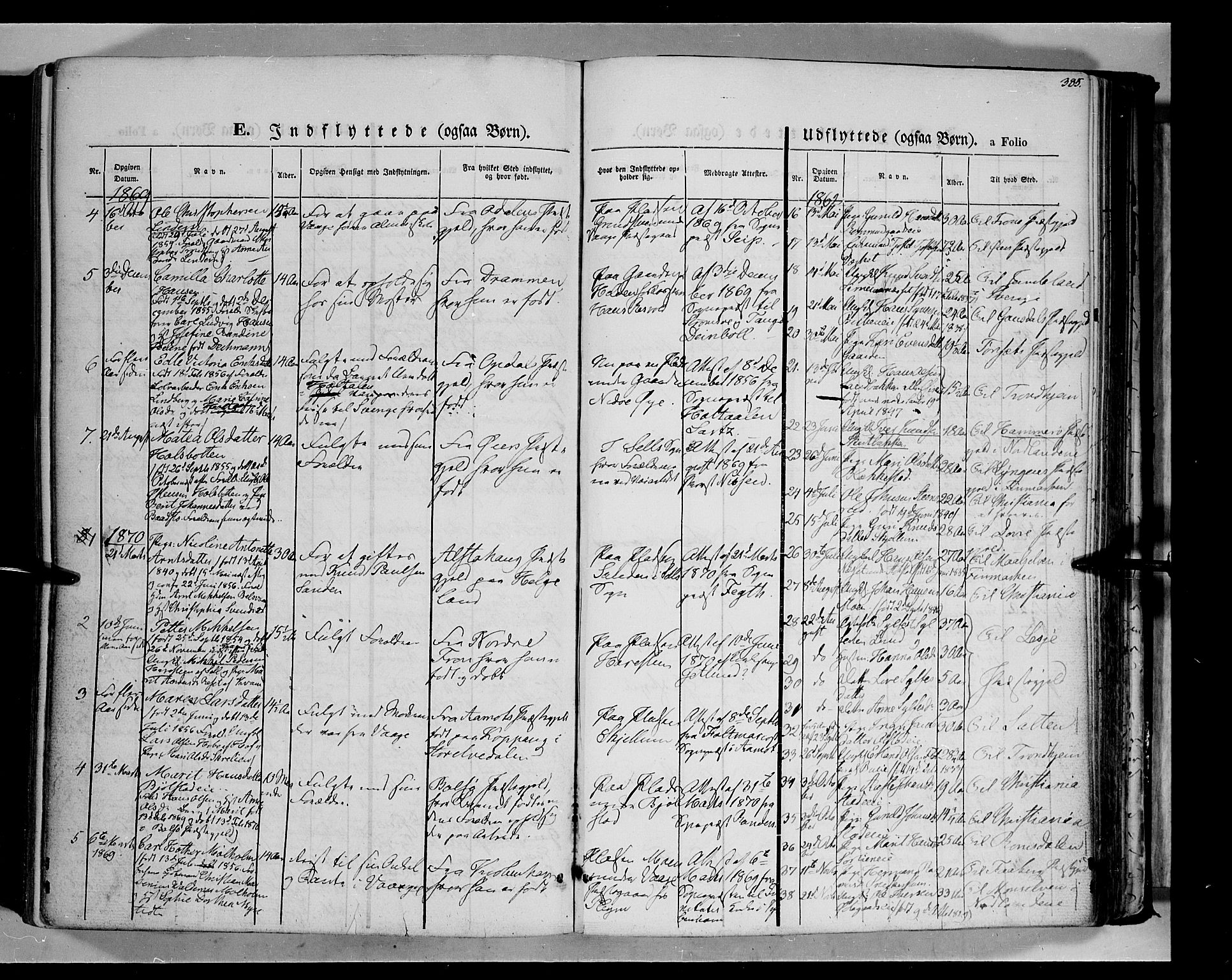 Vågå prestekontor, AV/SAH-PREST-076/H/Ha/Haa/L0006: Ministerialbok nr. 6 /1, 1856-1872, s. 385
