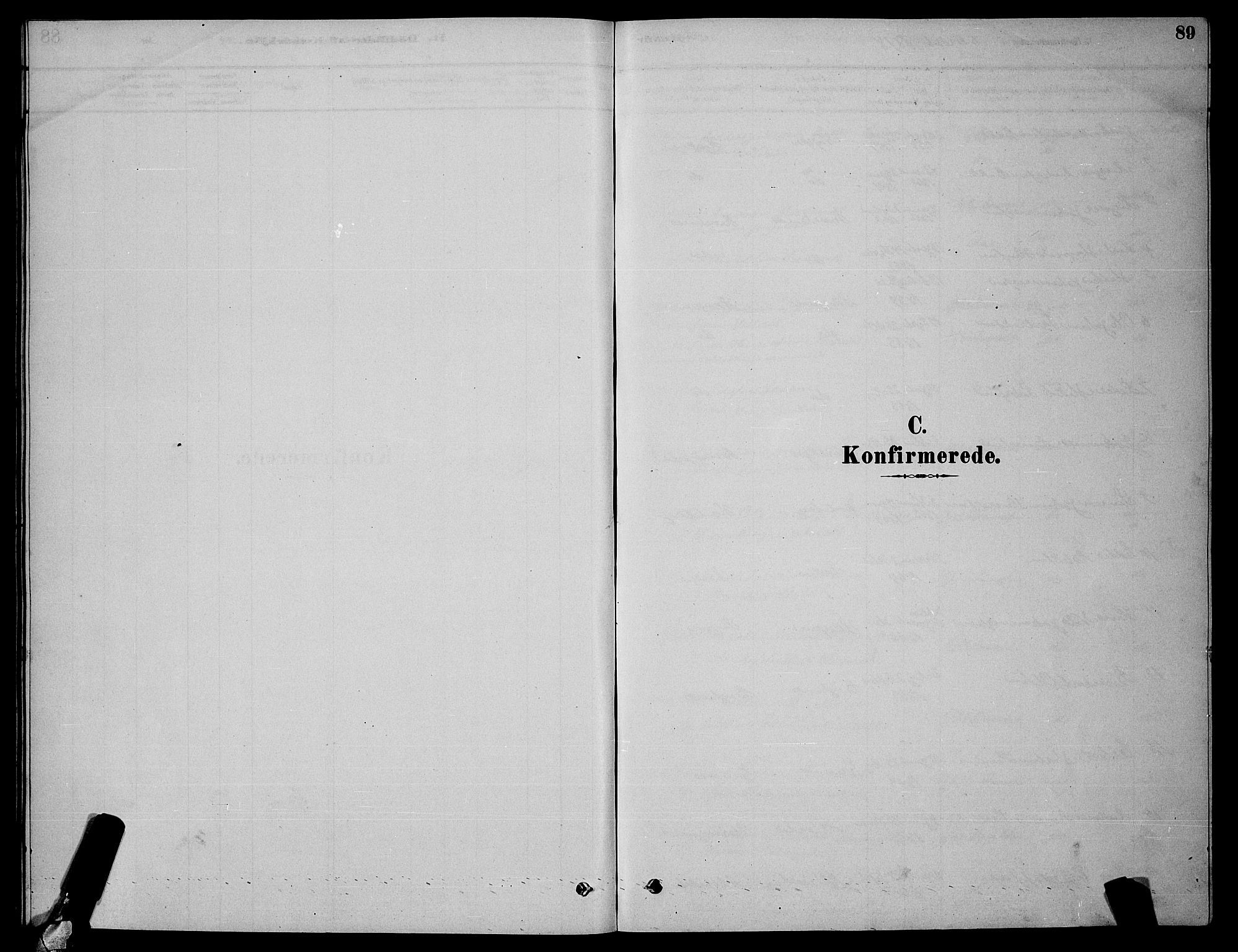 Skjervøy sokneprestkontor, SATØ/S-1300/H/Ha/Hab/L0015klokker: Klokkerbok nr. 15, 1878-1890, s. 89