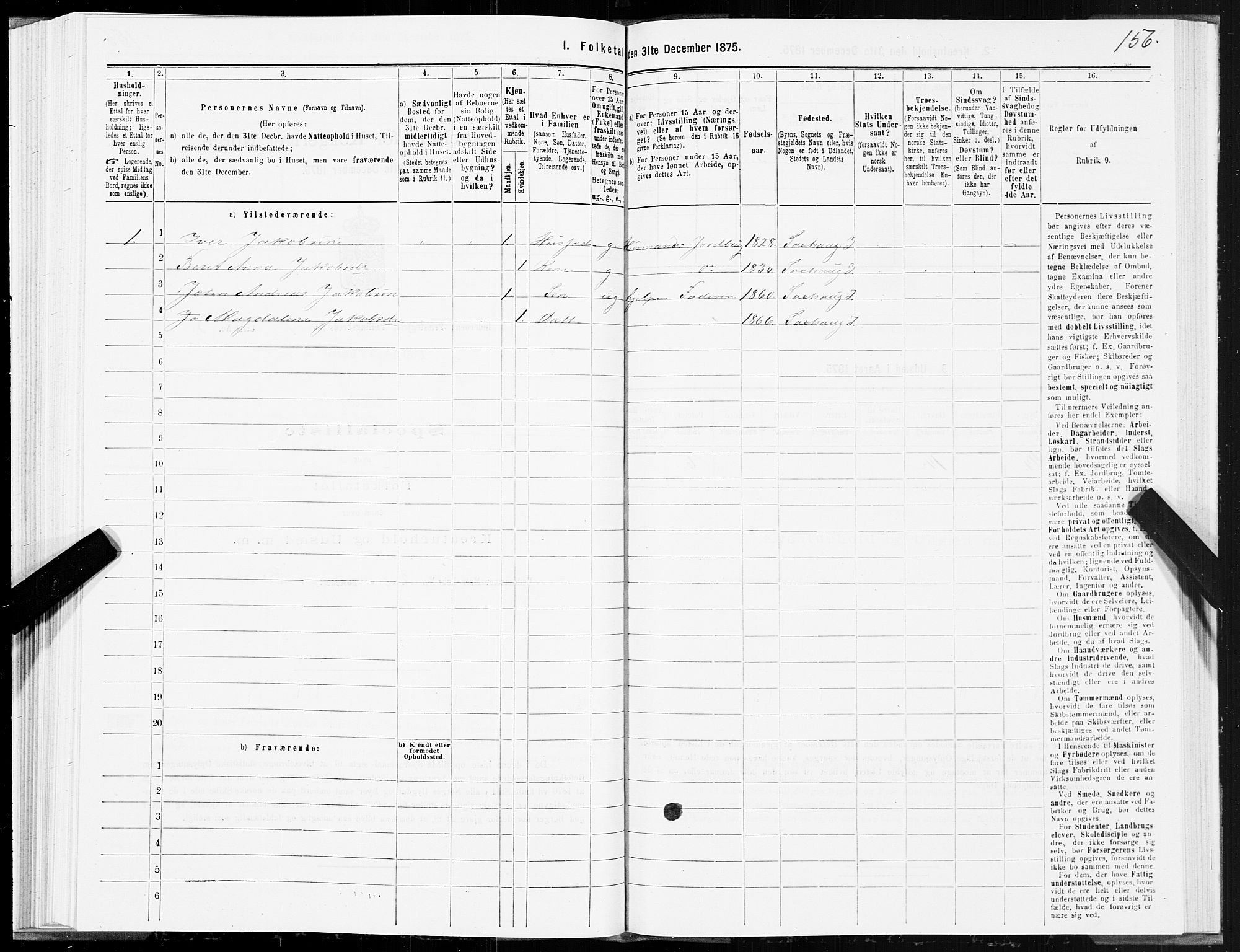 SAT, Folketelling 1875 for 1729P Inderøy prestegjeld, 1875, s. 4156